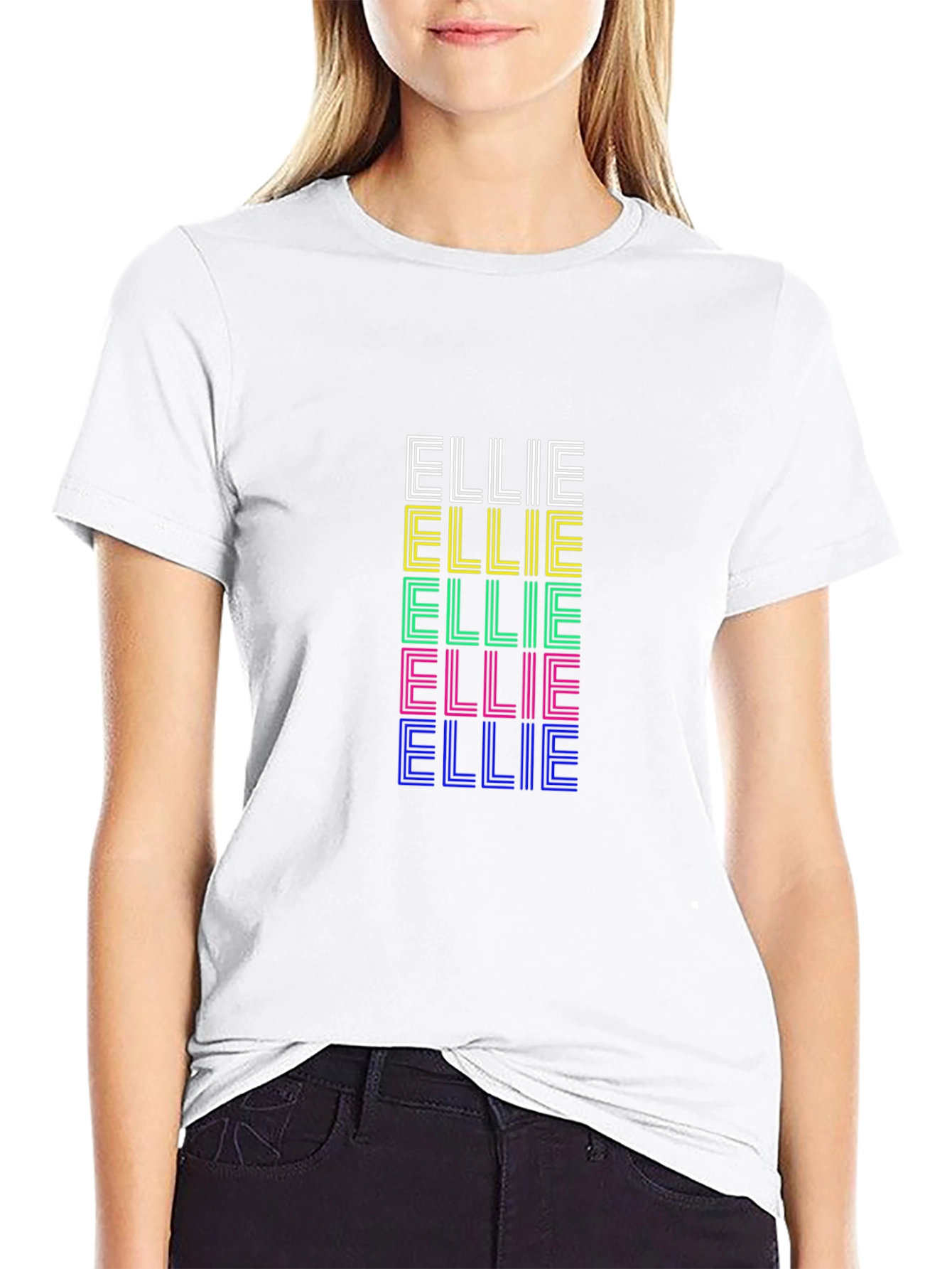 Retro Ellie Colorful T-Shirt