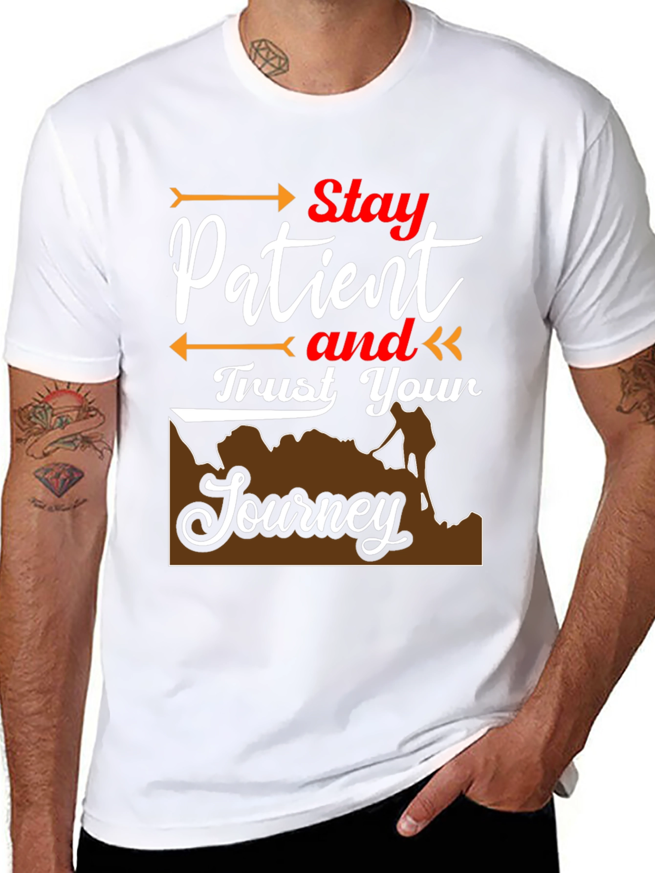 Stay Patient Trust Your Journey Graphic Tee