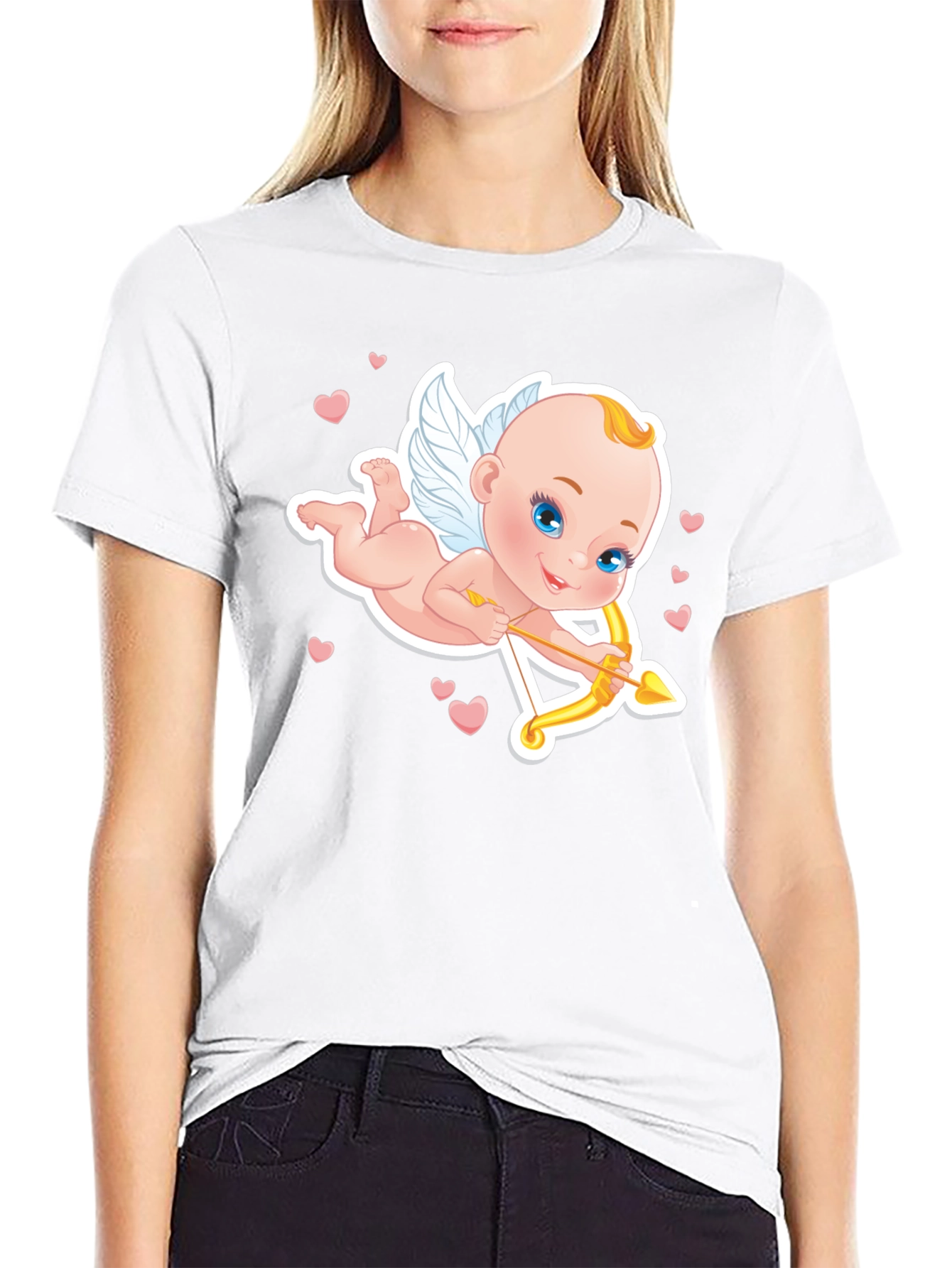 Cupid Graphic Tee - Black T-Shirt