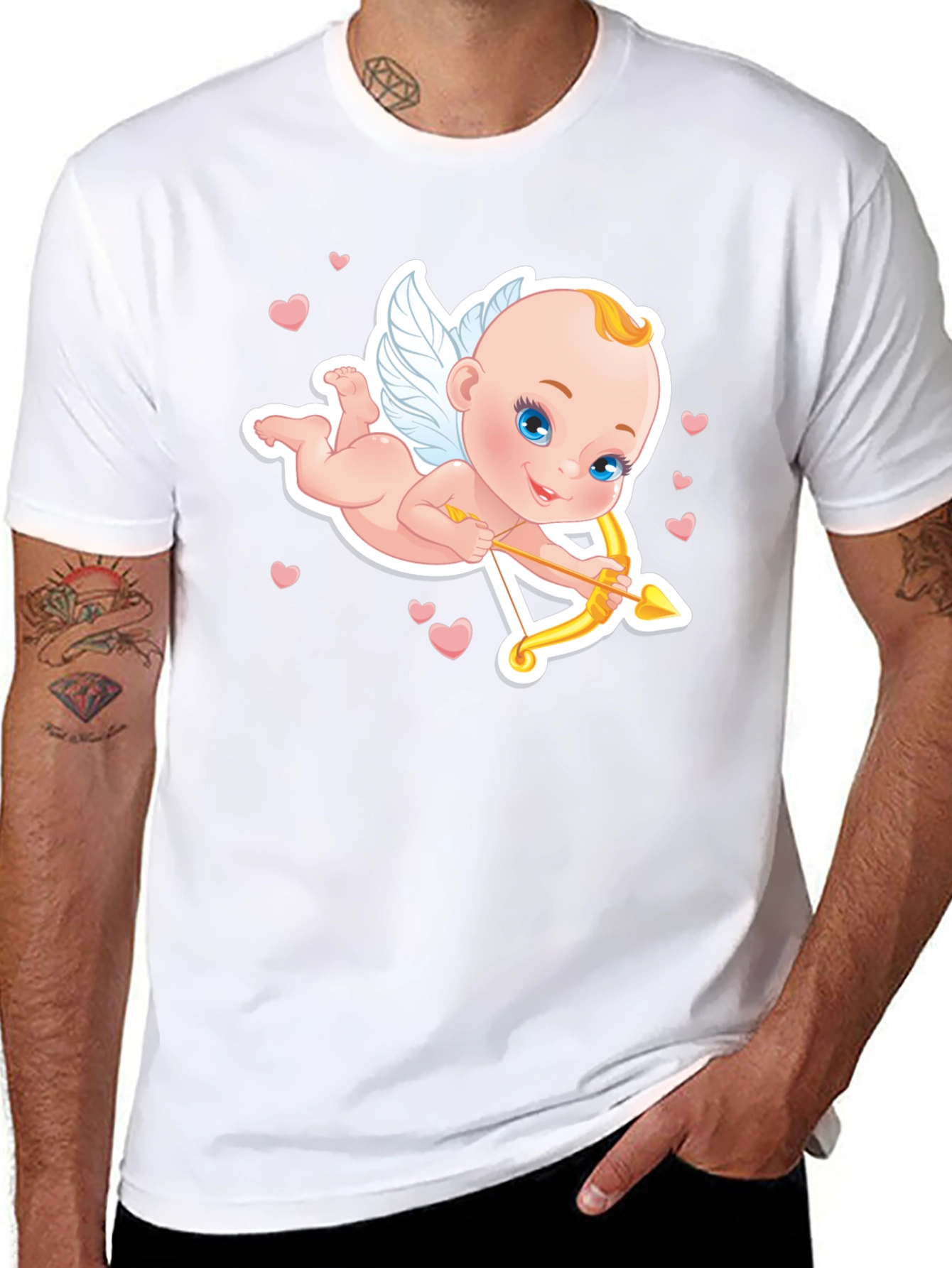Cupid Graphic Tee - Black T-Shirt