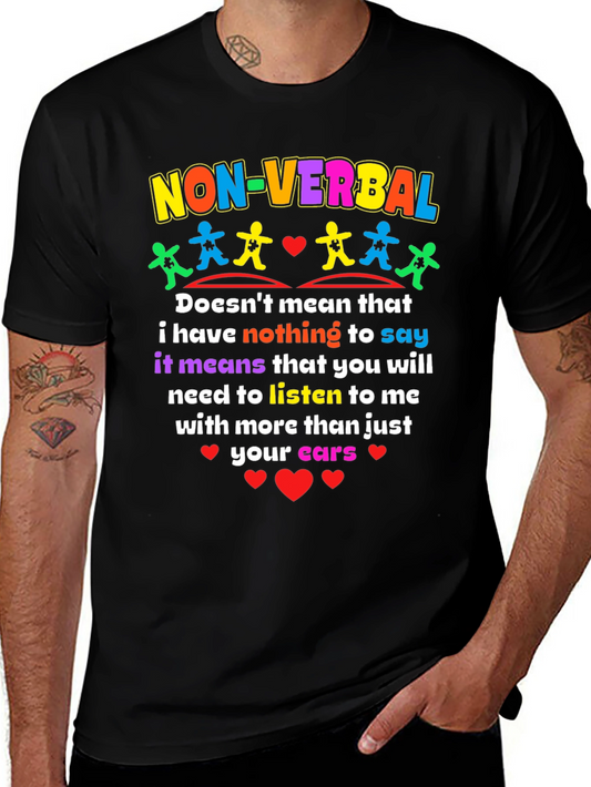 Non-Verbal Awareness Graphic Tee
