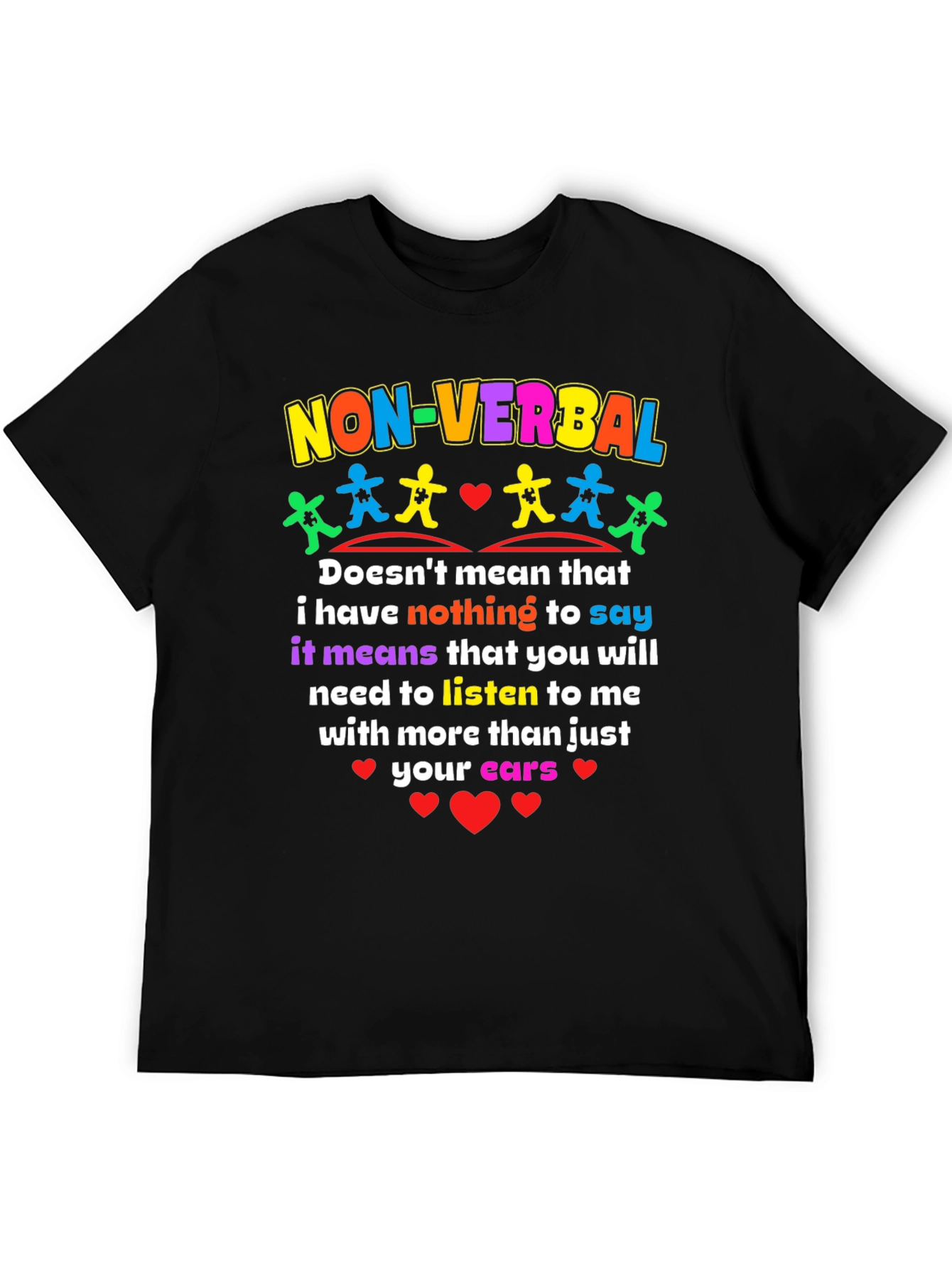 Non-Verbal Awareness Graphic Tee