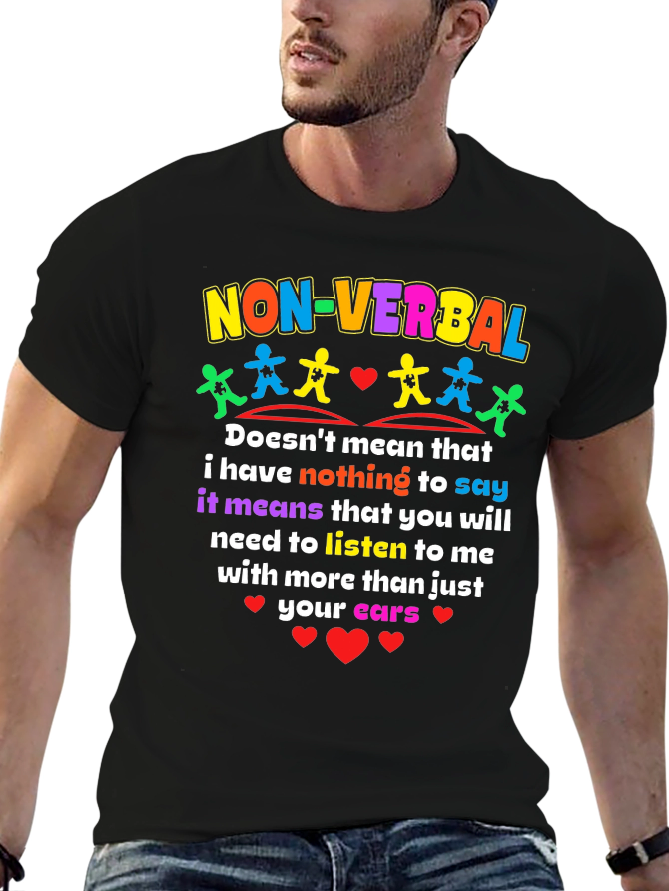 Non-Verbal Awareness Graphic Tee