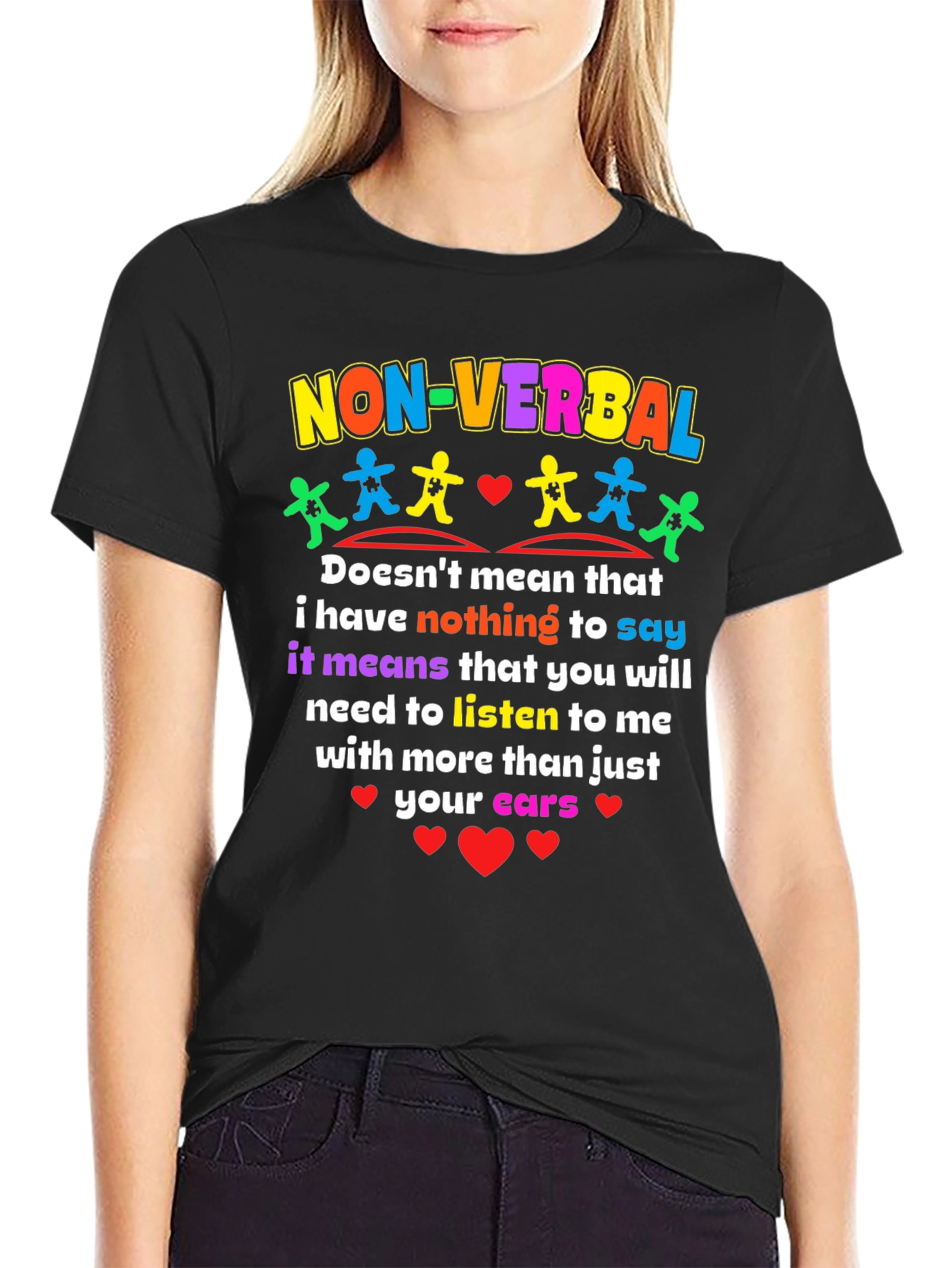 Non-Verbal Awareness Graphic Tee