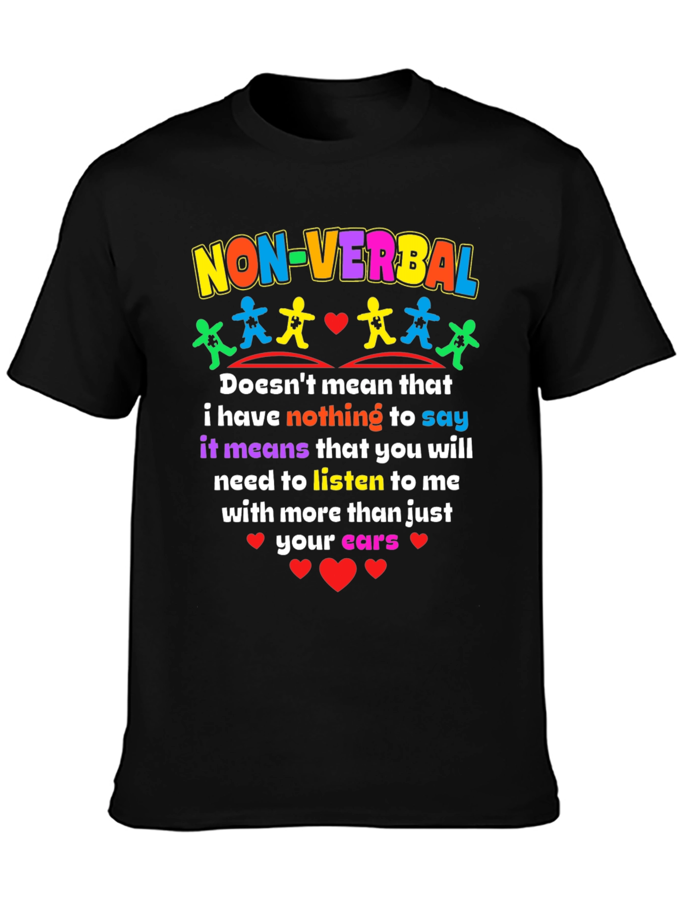 Non-Verbal Awareness Graphic Tee