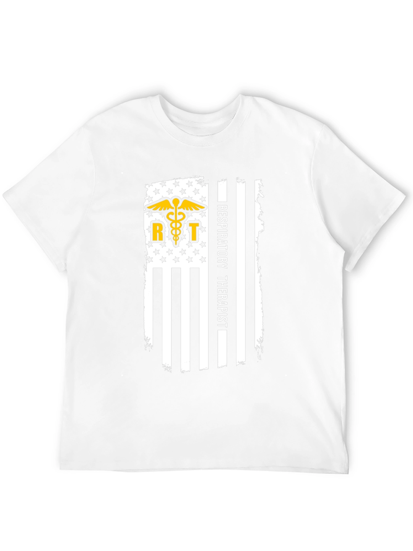 Respiratory Therapist Flag Graphic T-Shirt