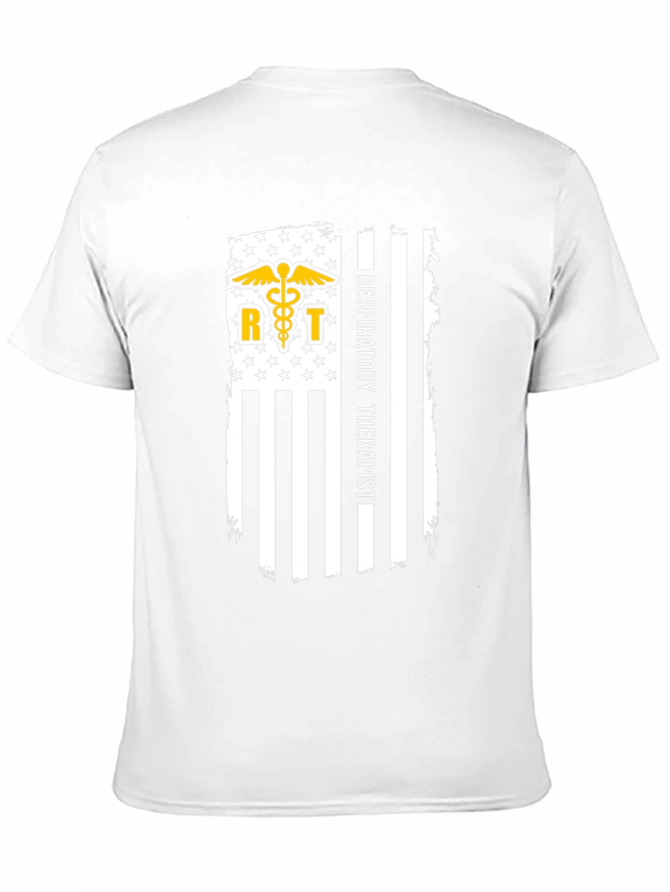 Respiratory Therapist Flag Graphic T-Shirt