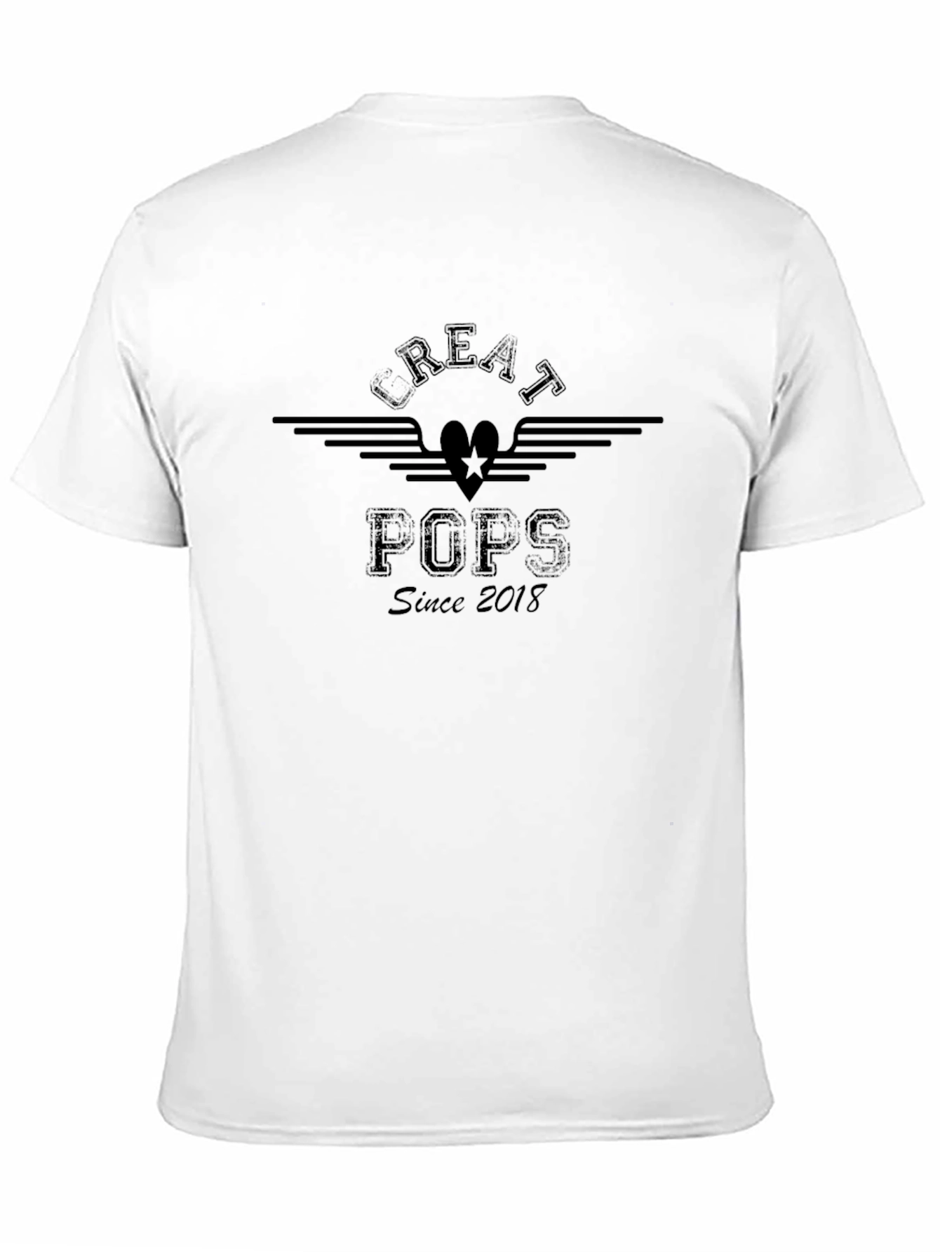 Great Pops Since 2018 Black T-Shirt