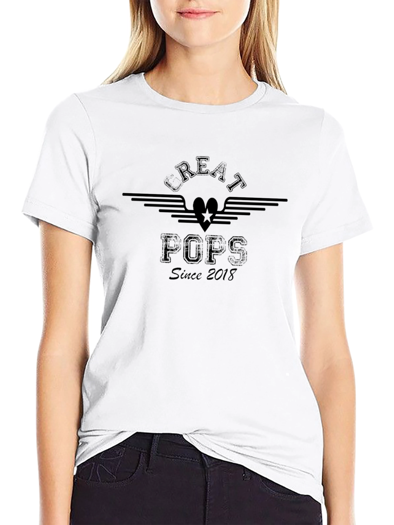 Great Pops Since 2018 Black T-Shirt