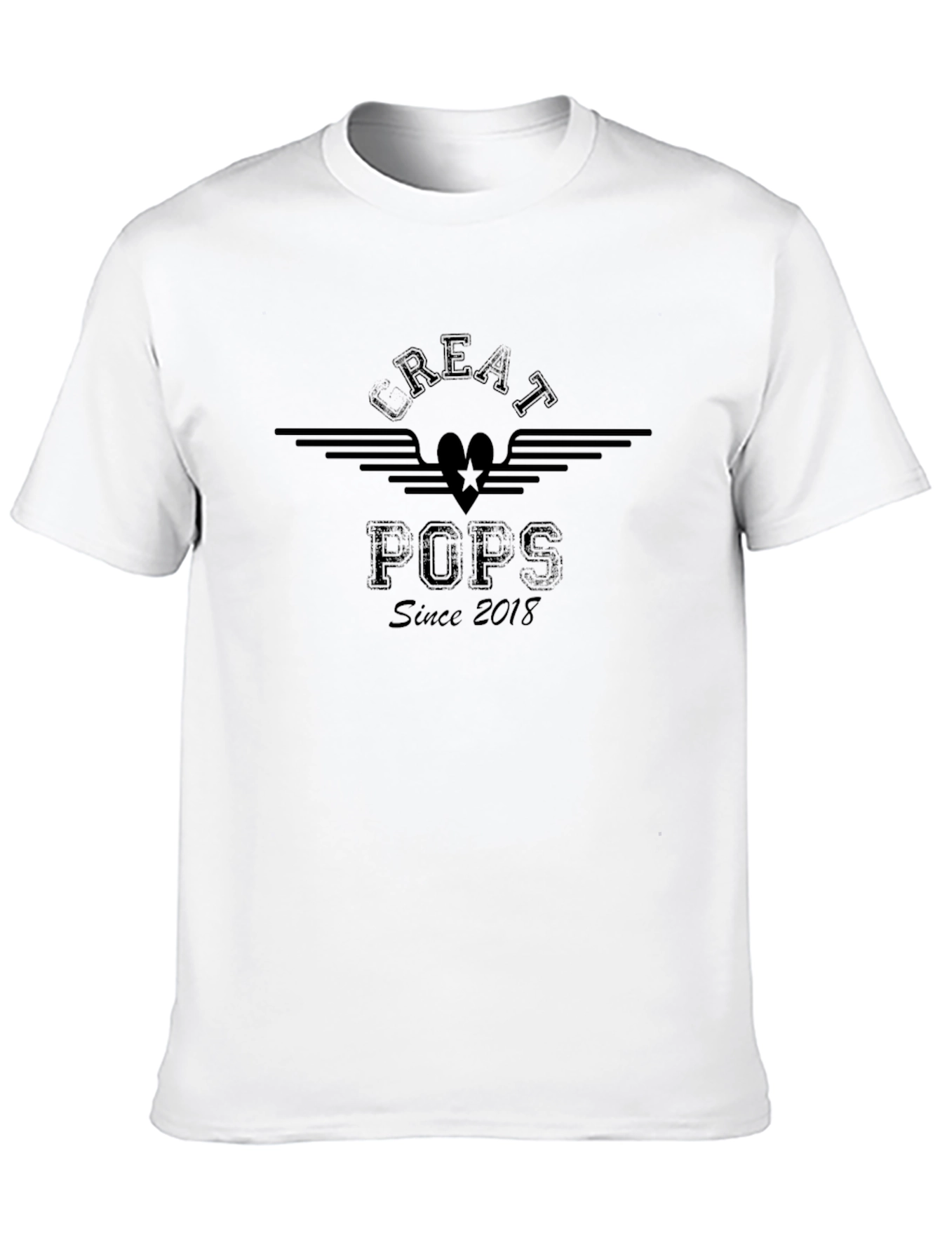 Great Pops Since 2018 Black T-Shirt