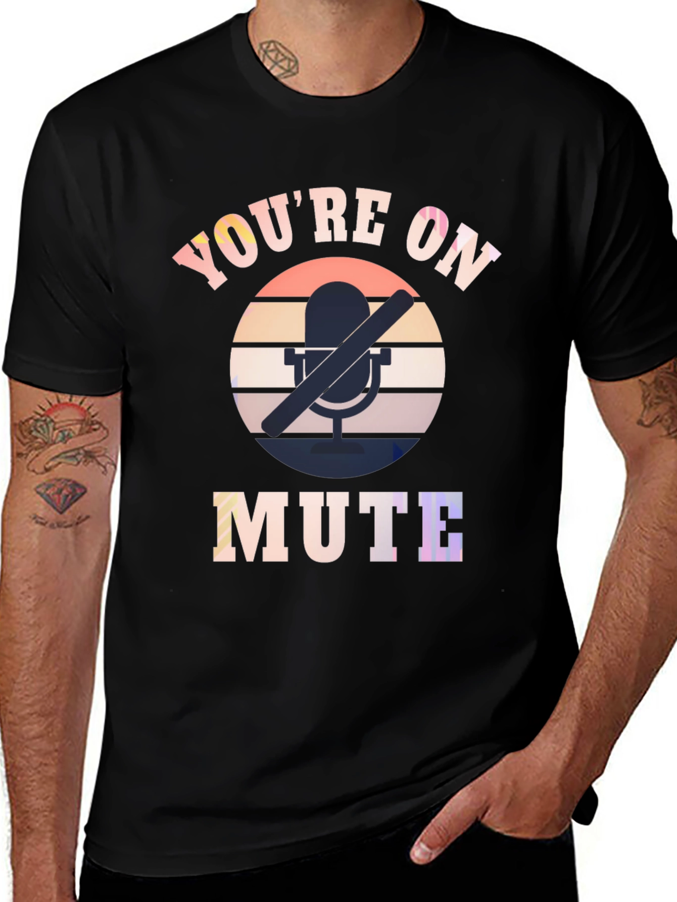 Youre on Mute Graphic Tee - Retro Style