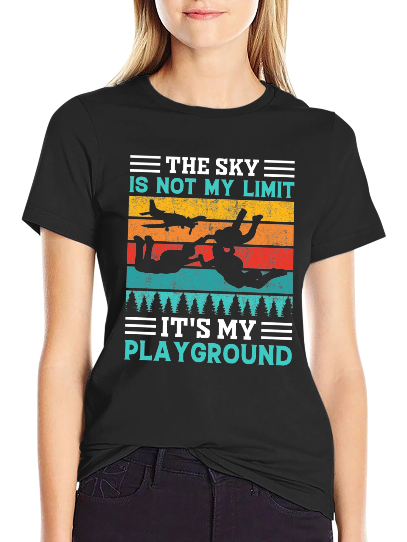 Skydiving T-Shirt: The Sky is My Playground