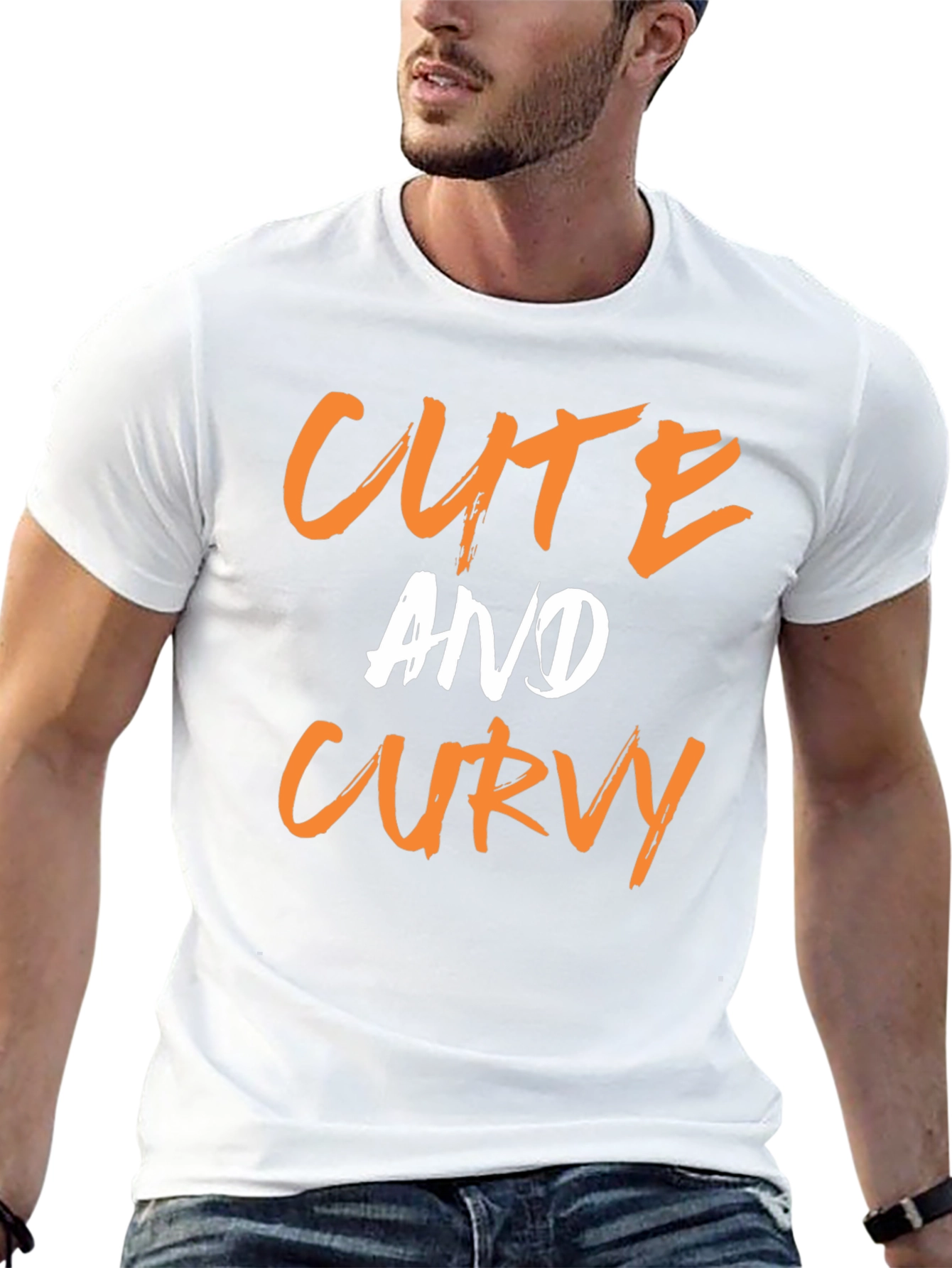 Cute And Curvy Graphic T-Shirt