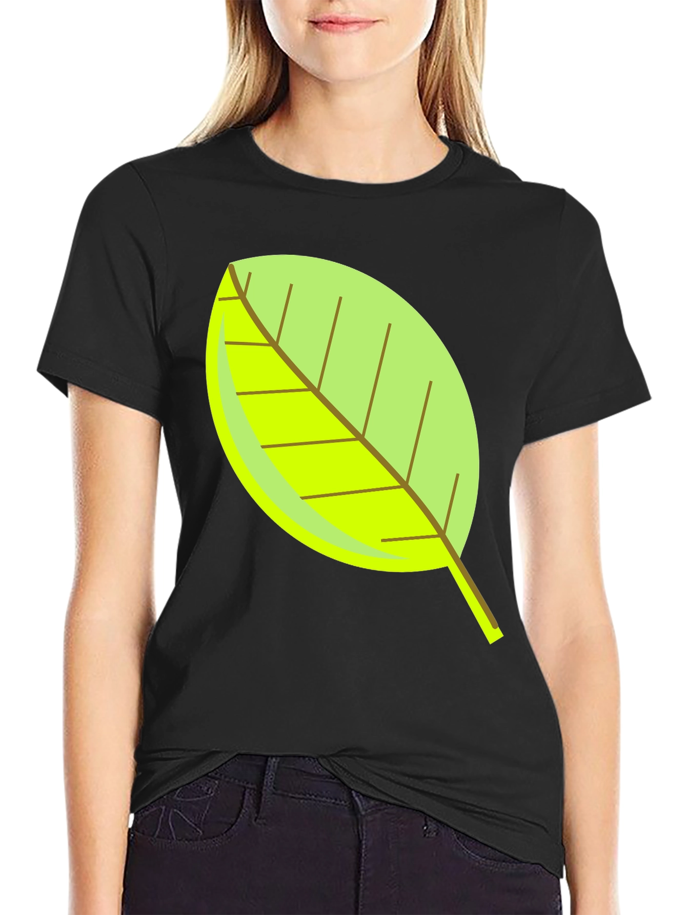 Leaf Graphic Tee - Nature Inspired T-Shirt