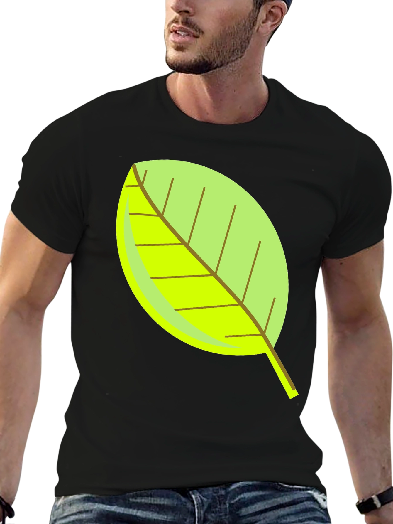 Leaf Graphic Tee - Nature Inspired T-Shirt