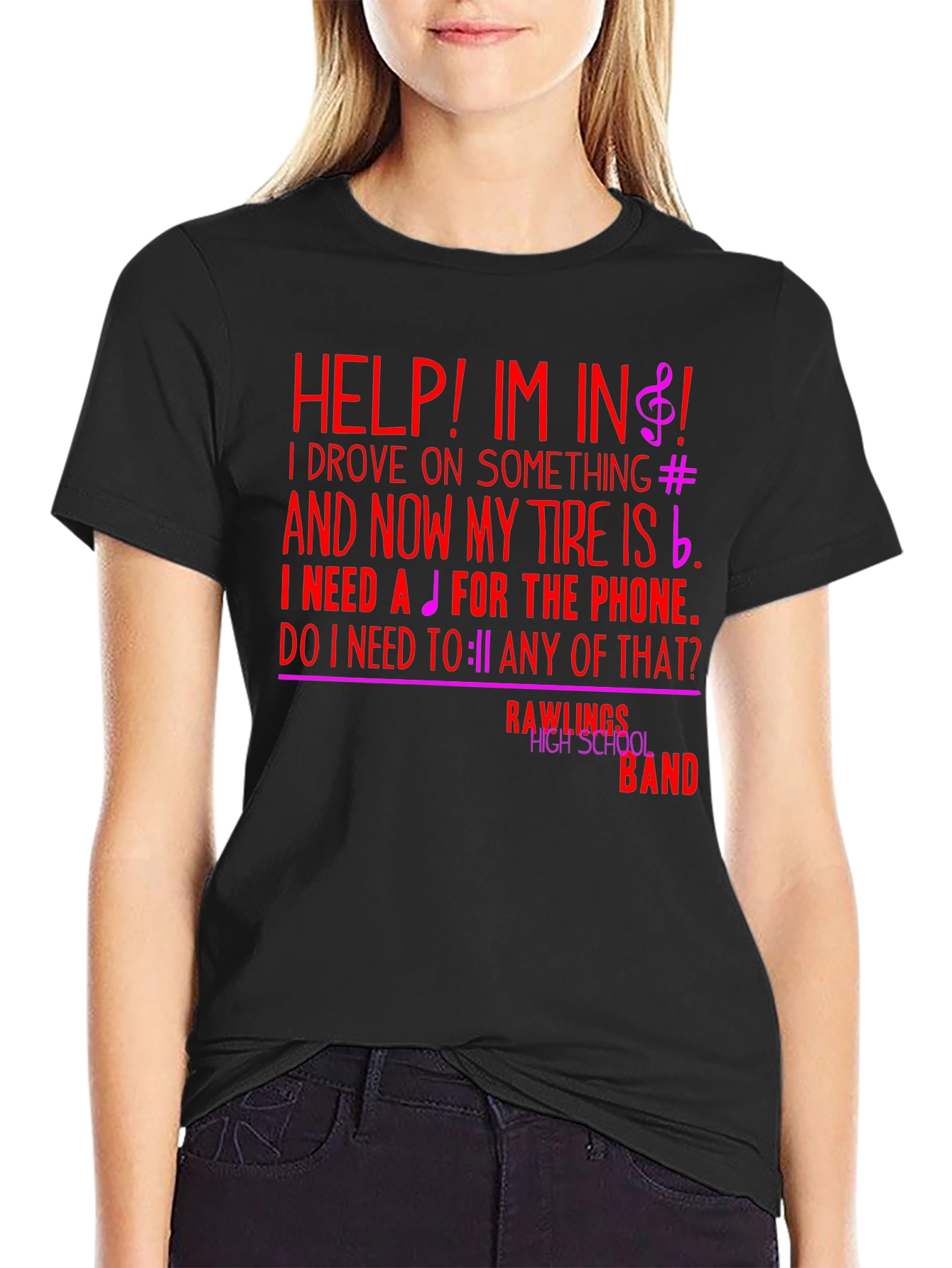 Funny Music Note T-Shirt