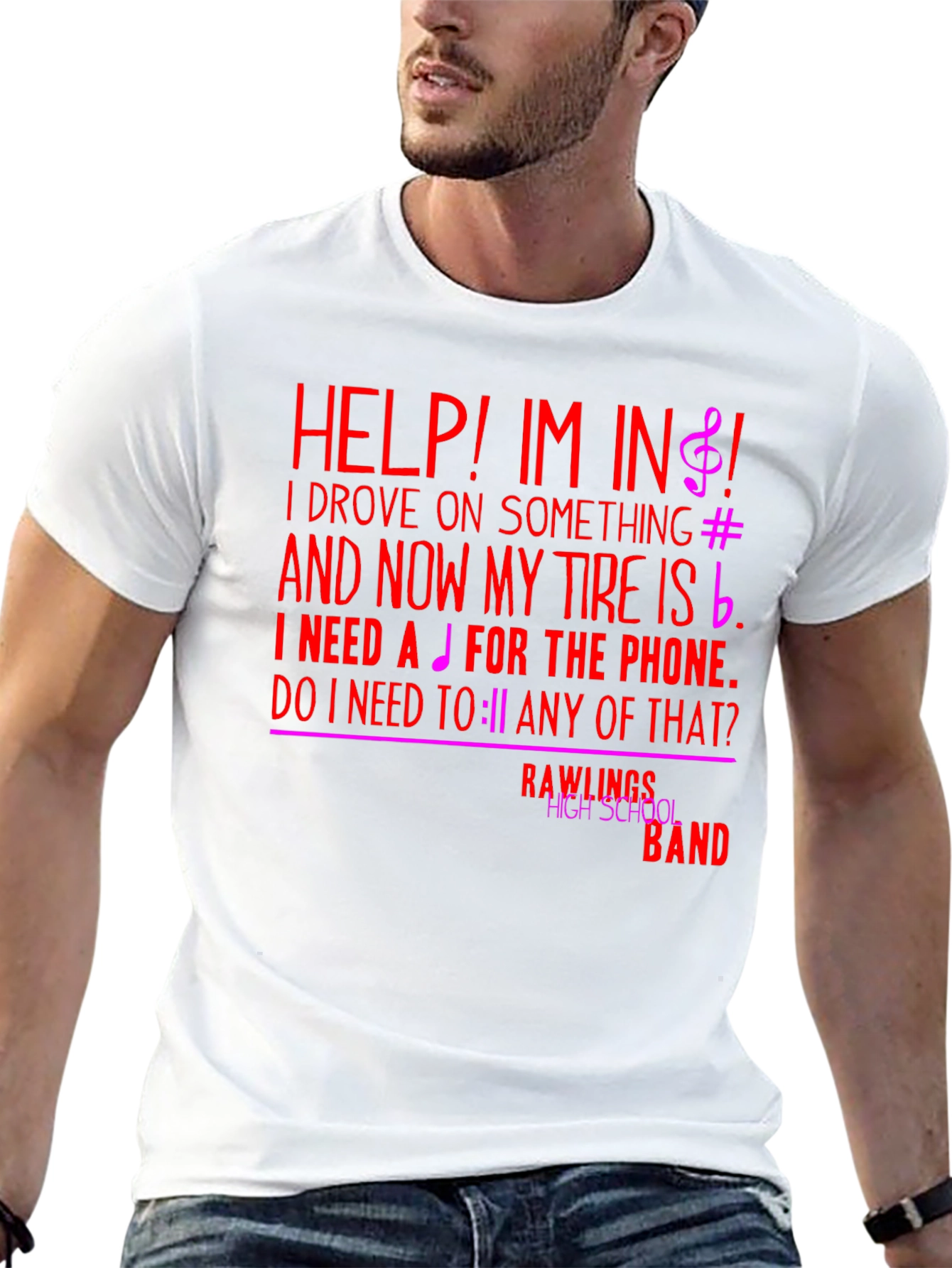 Funny Music Note T-Shirt