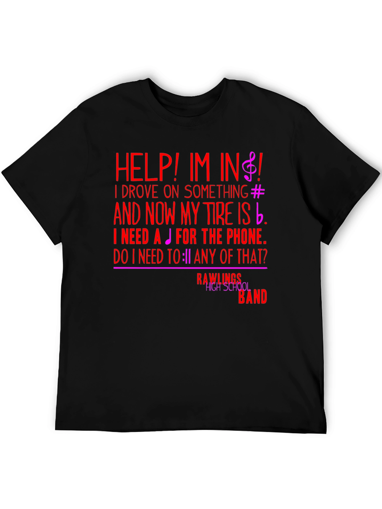 Funny Music Note T-Shirt