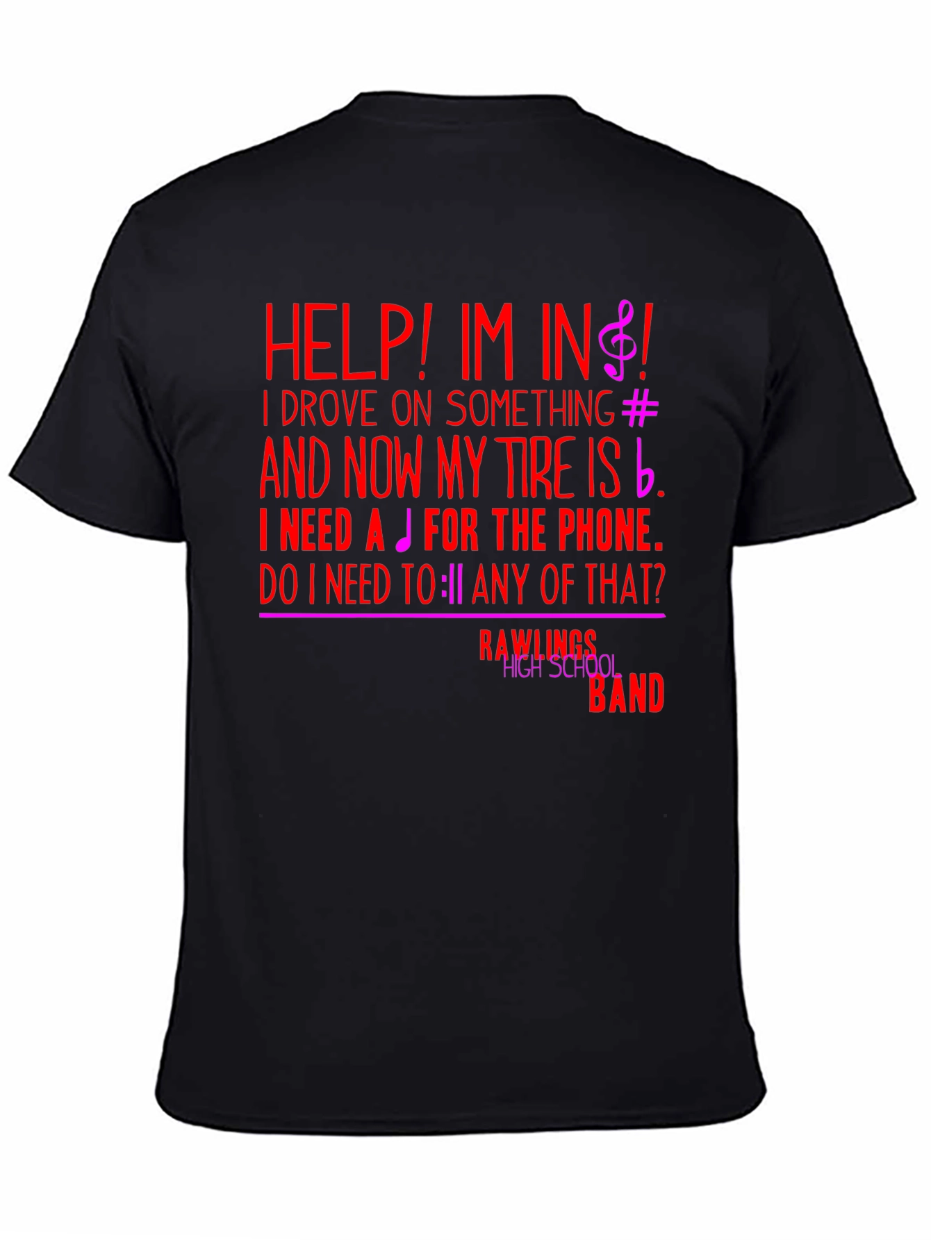 Funny Music Note T-Shirt