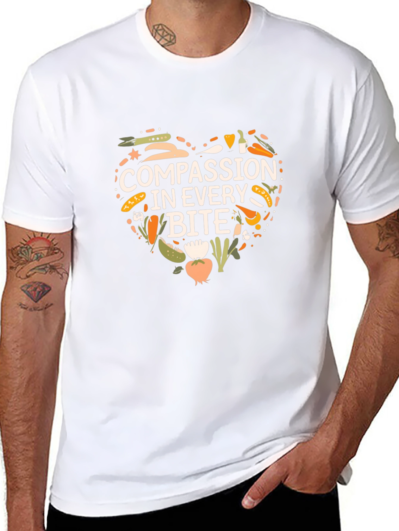 Compassion in Every Bite Vegan T-Shirt