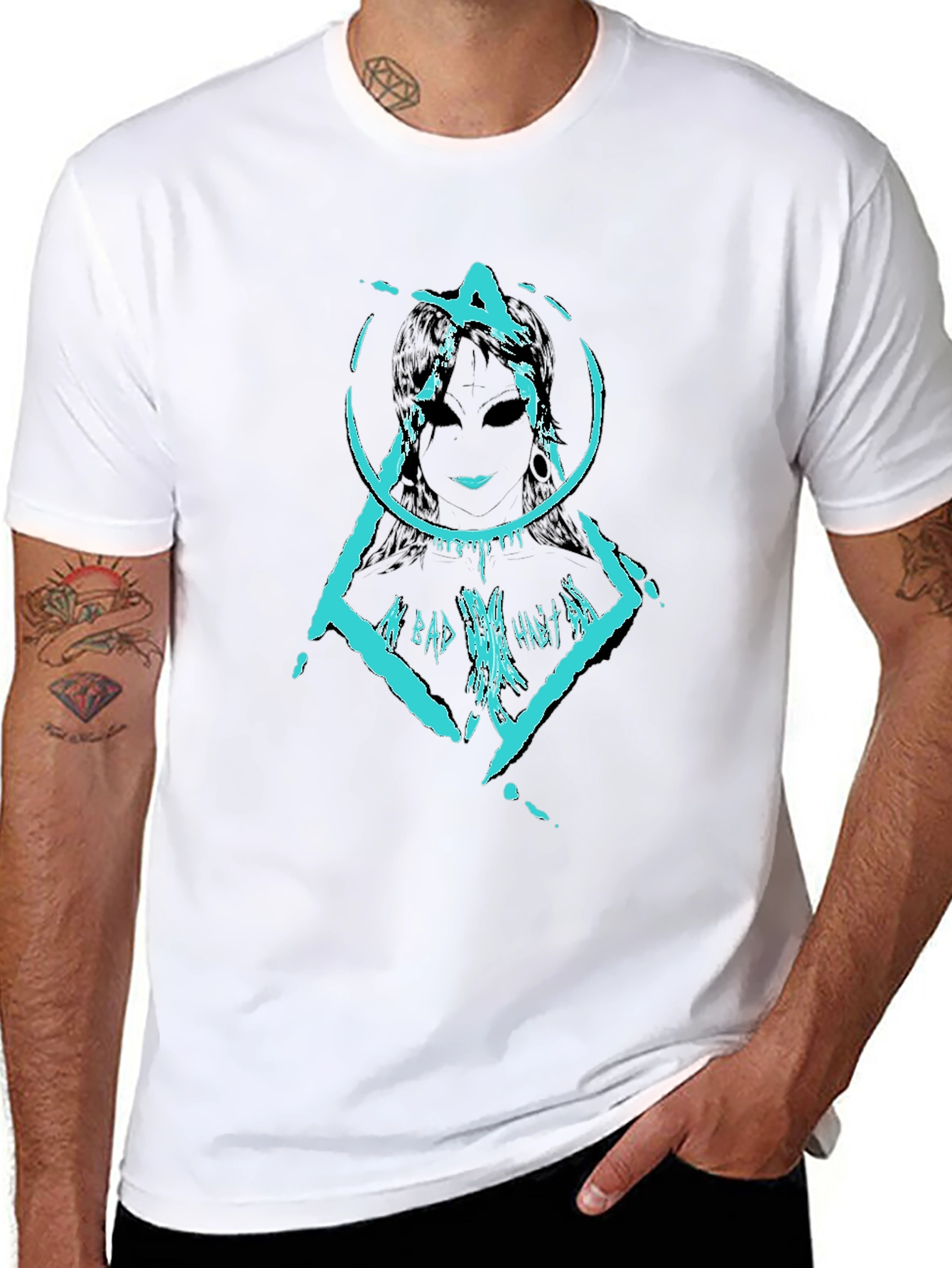 Edgy Graphic Tee - All Bad Things