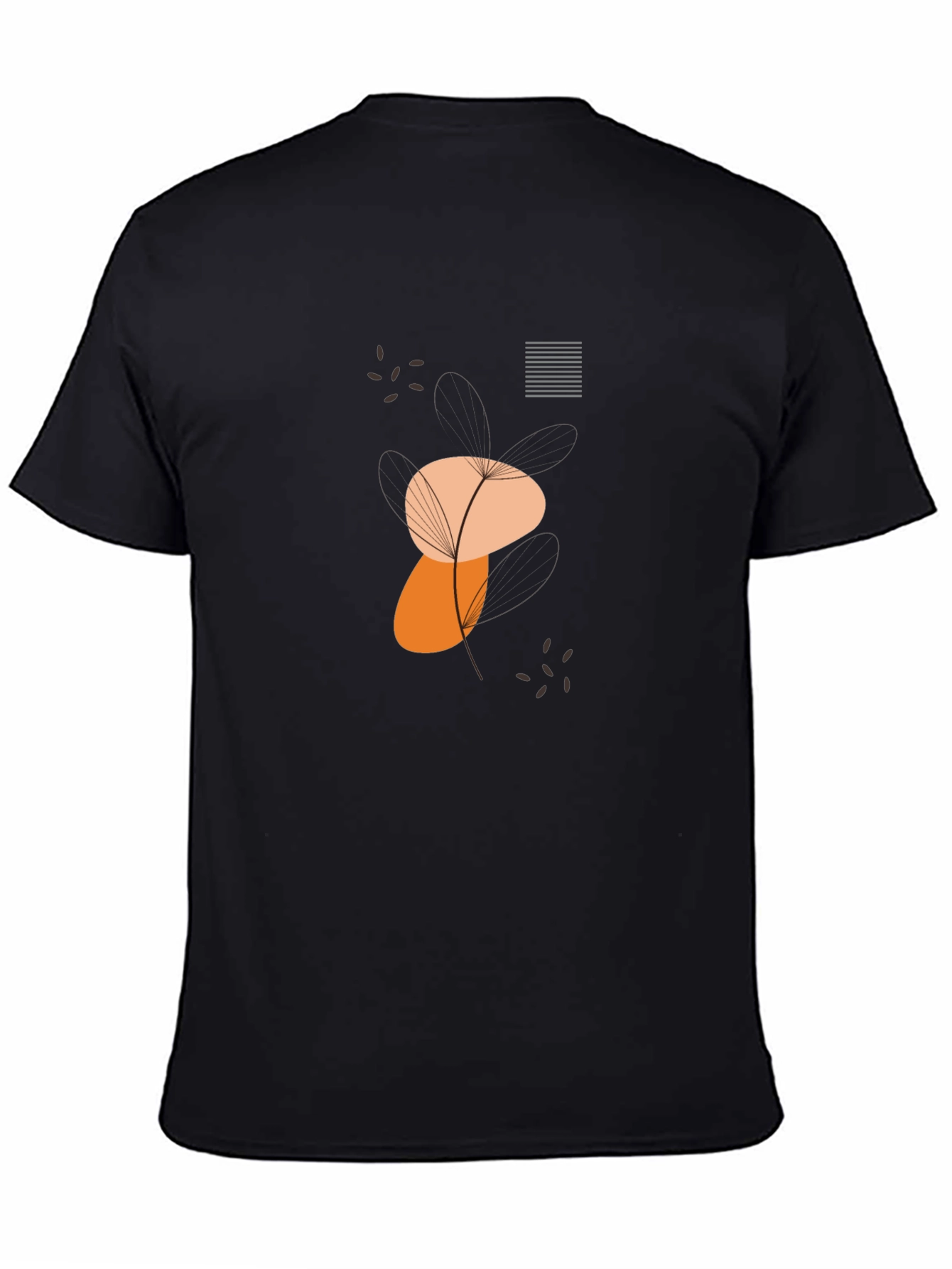 Modern Graphic Tee - Abstract Dandelion Design
