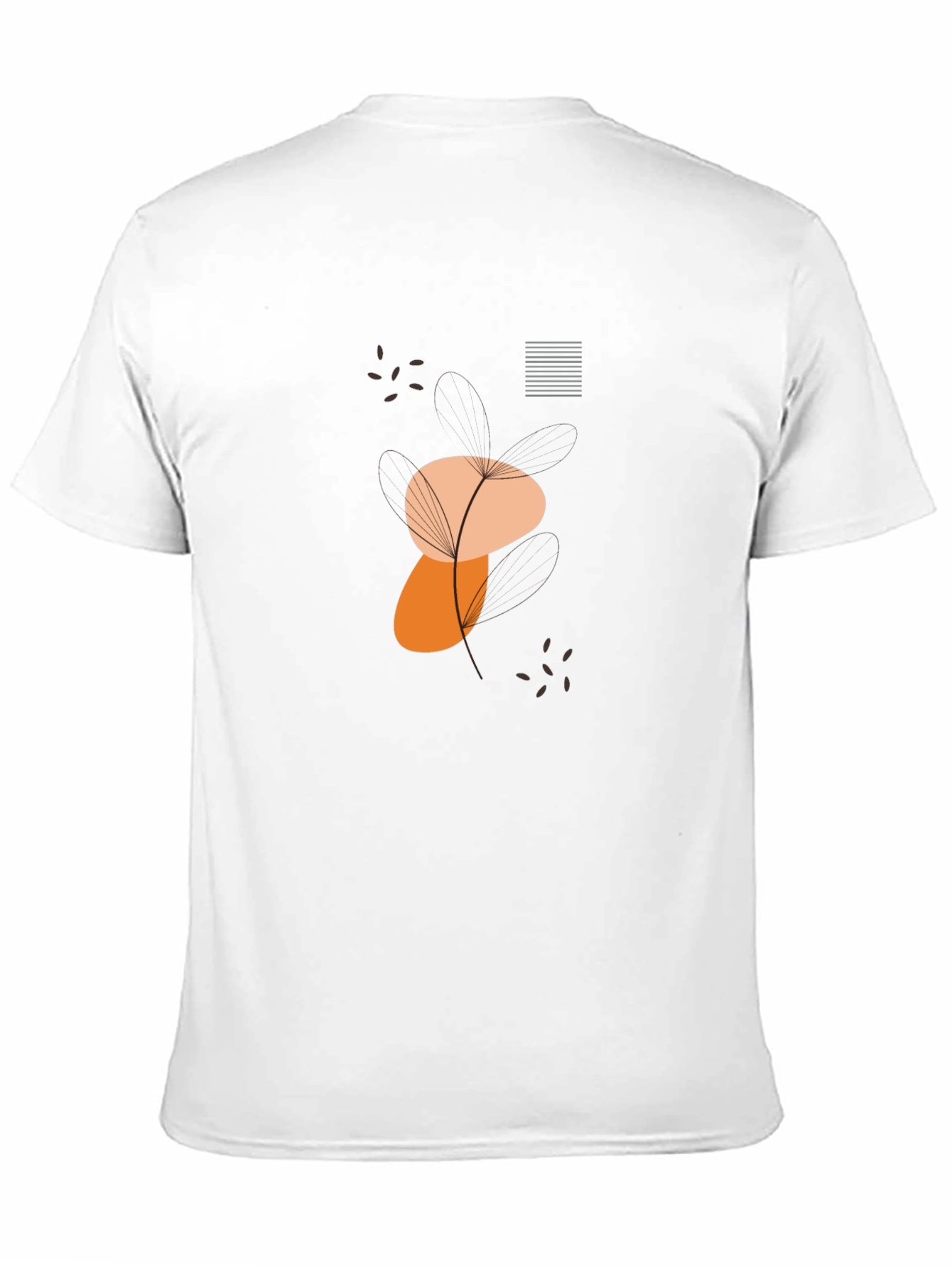 Modern Graphic Tee - Abstract Dandelion Design