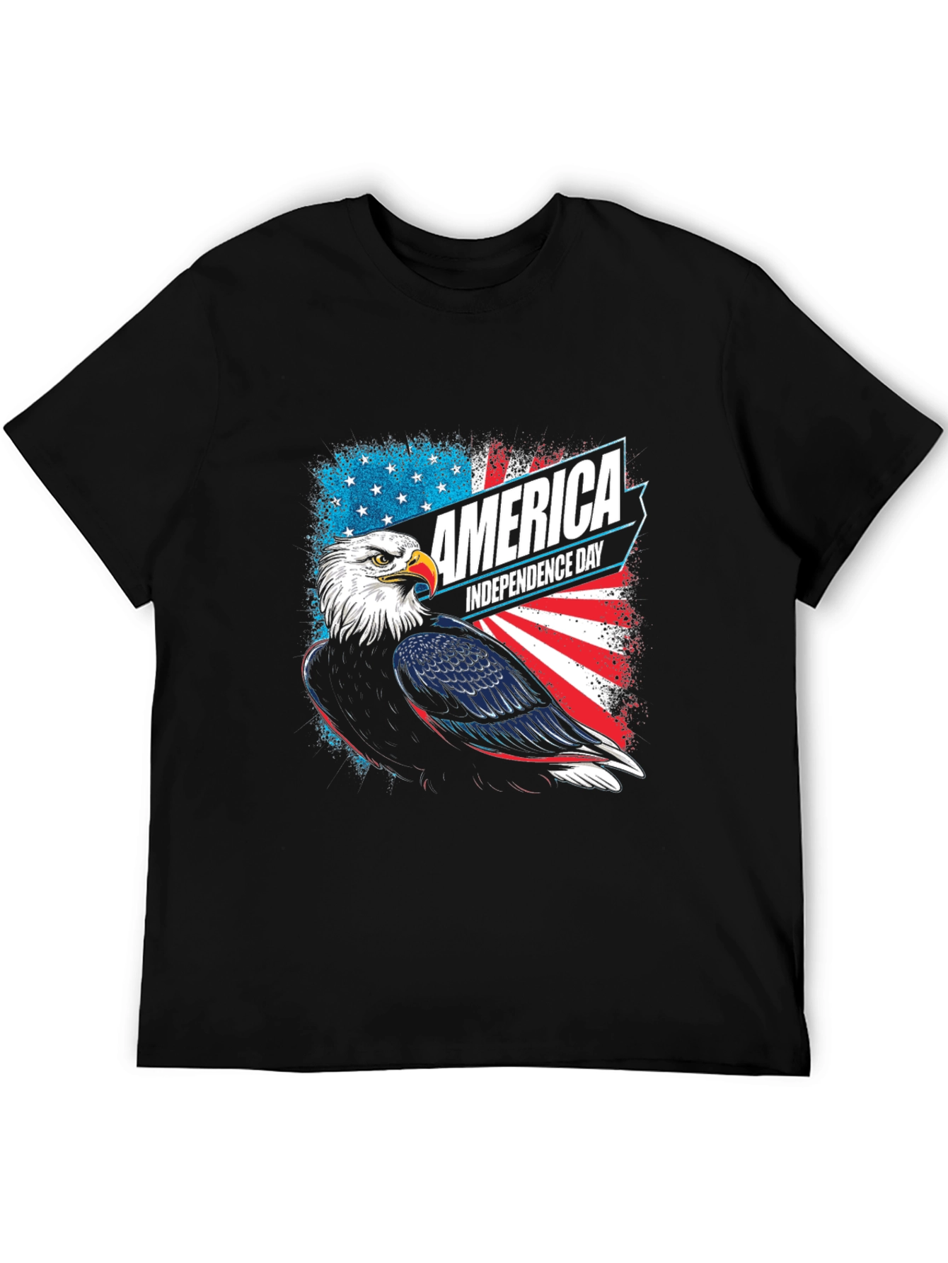 Patriotic Eagle Independence Day T-Shirt