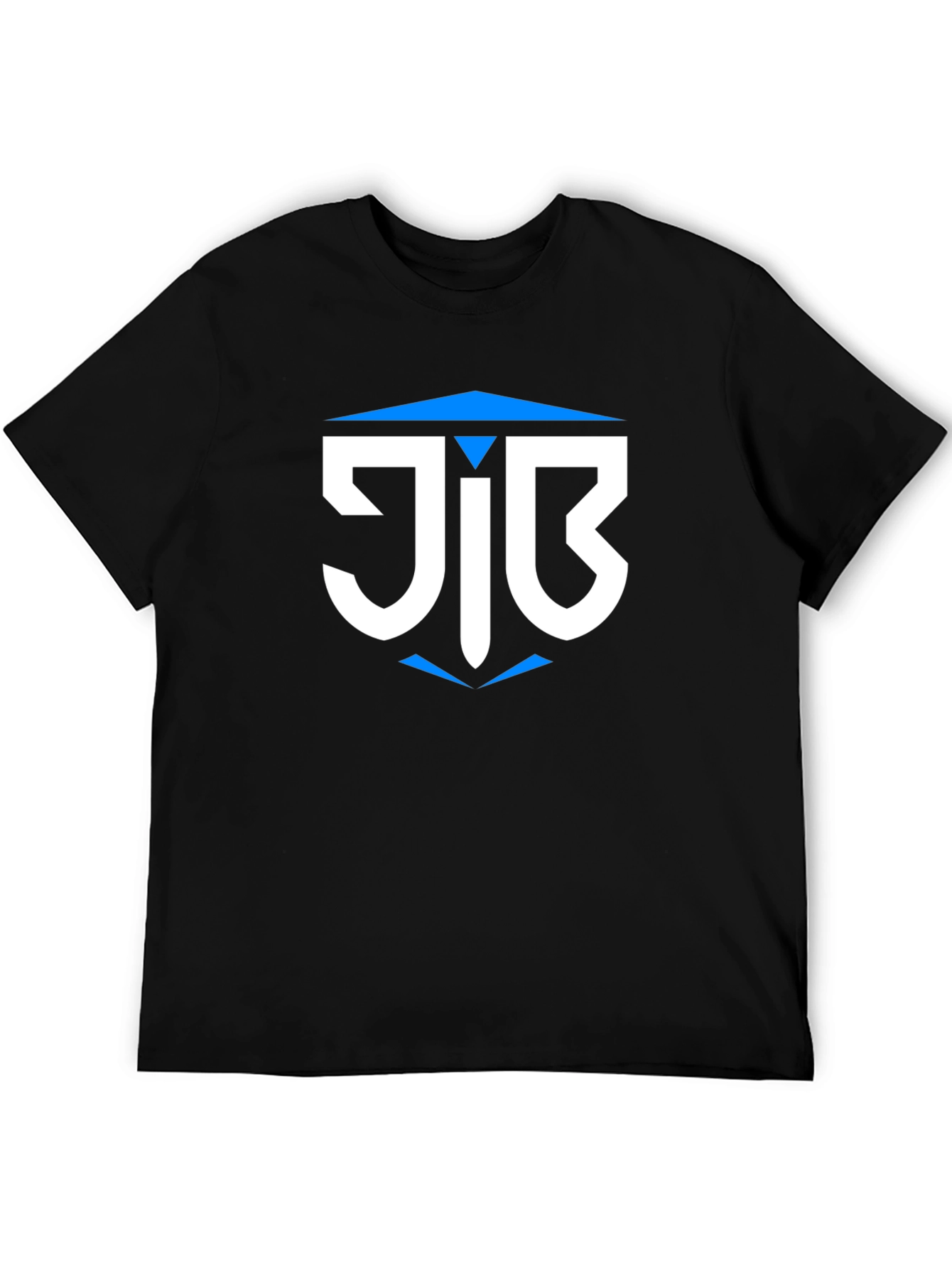 Geometric Logo Tee - Mens Black Graphic T-Shirt