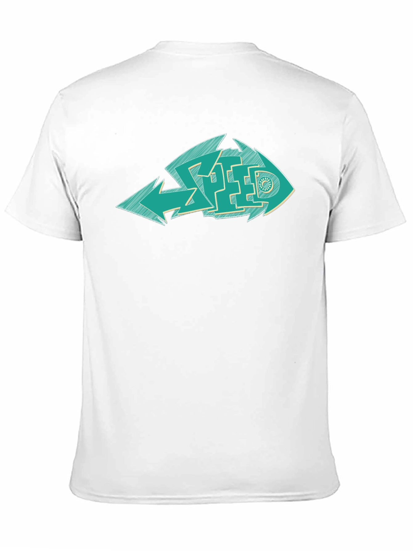Cool Graphic Fish Speed T-Shirt