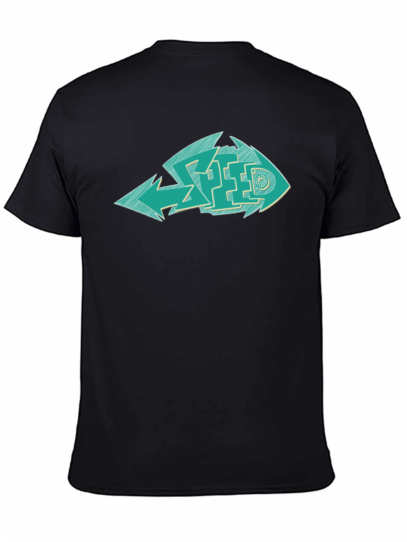 Cool Graphic Fish Speed T-Shirt