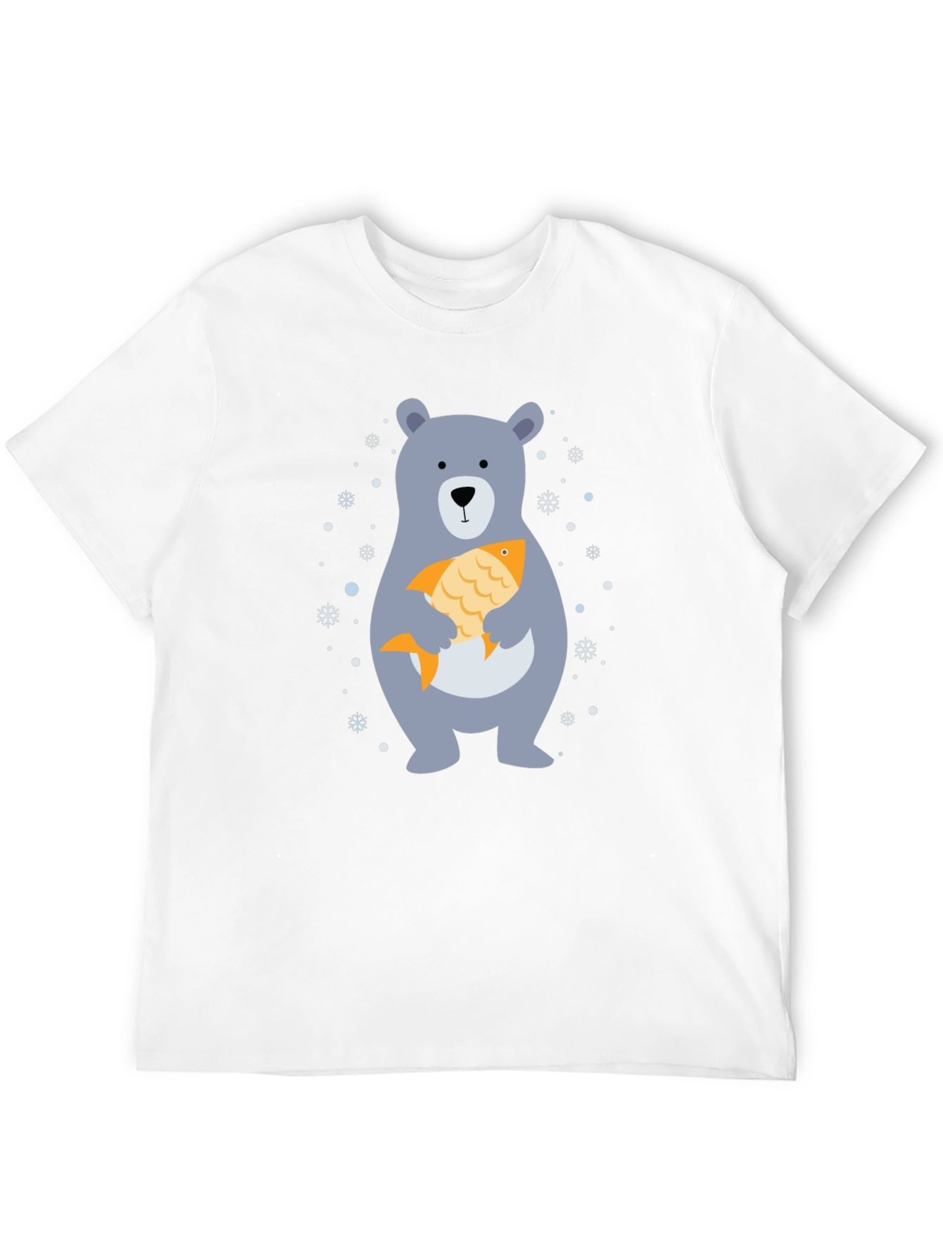Bear Hugs Fish T-Shirt - Novelty Graphic Tee