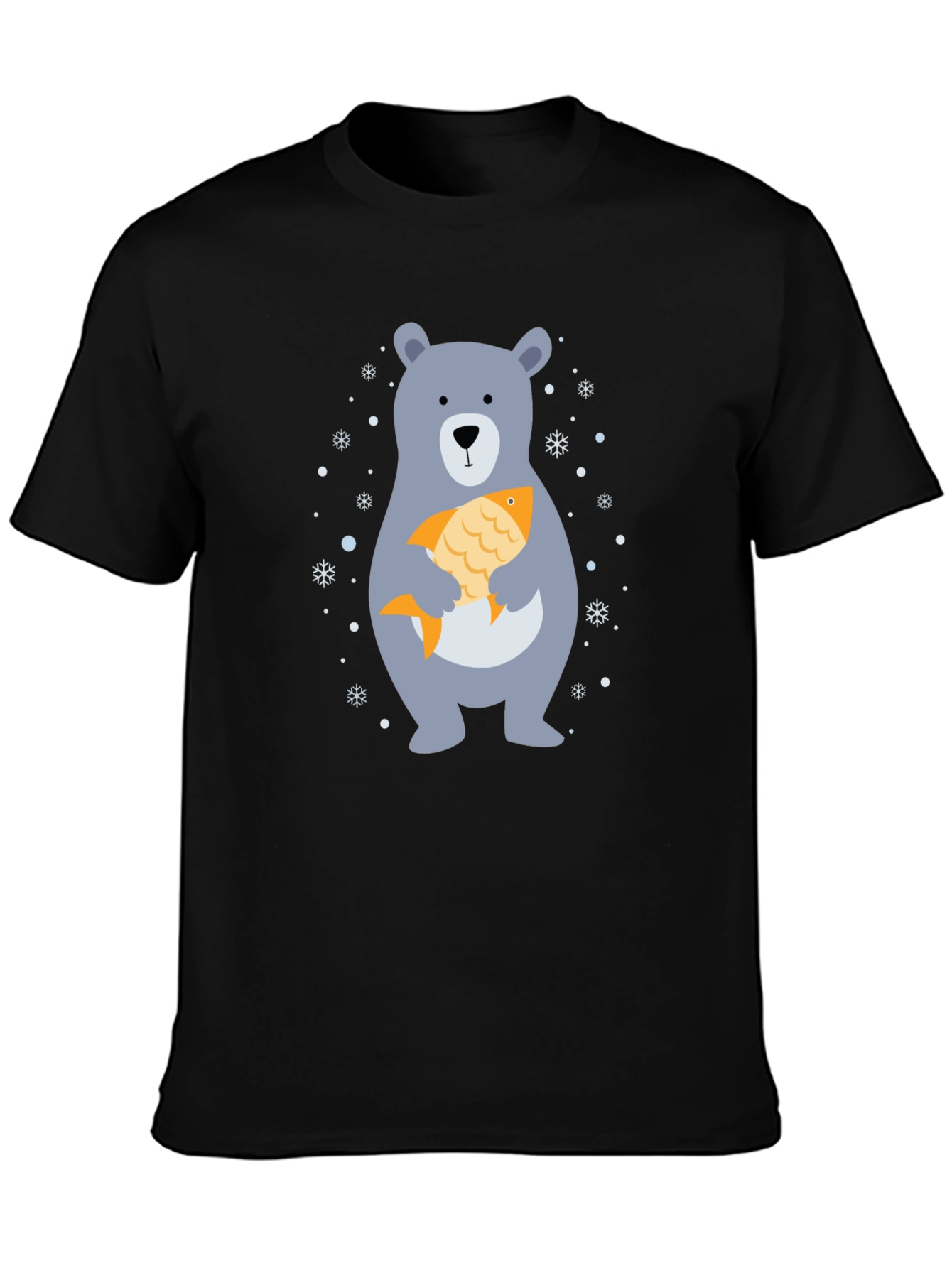 Bear Hugs Fish T-Shirt - Novelty Graphic Tee