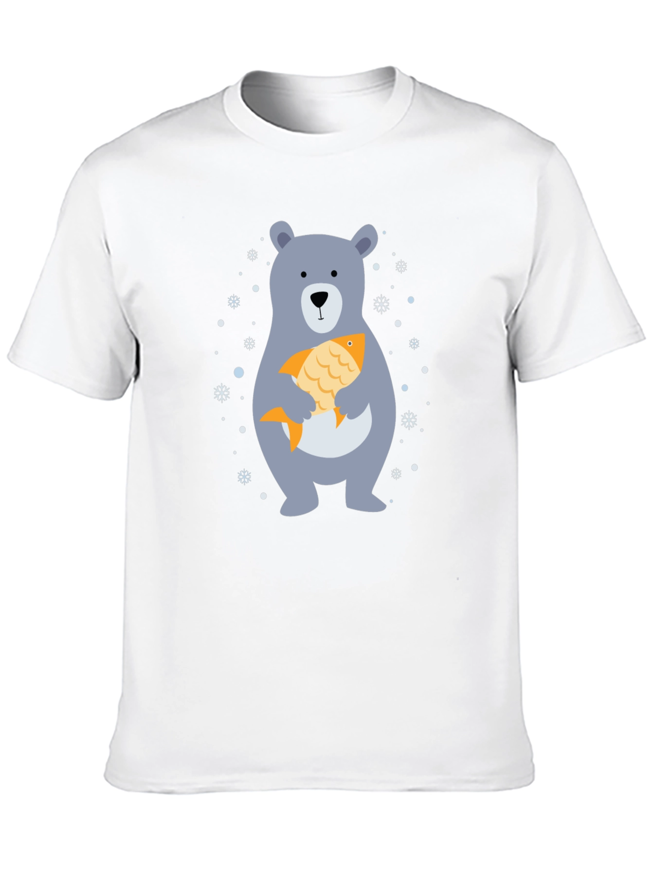 Bear Hugs Fish T-Shirt - Novelty Graphic Tee