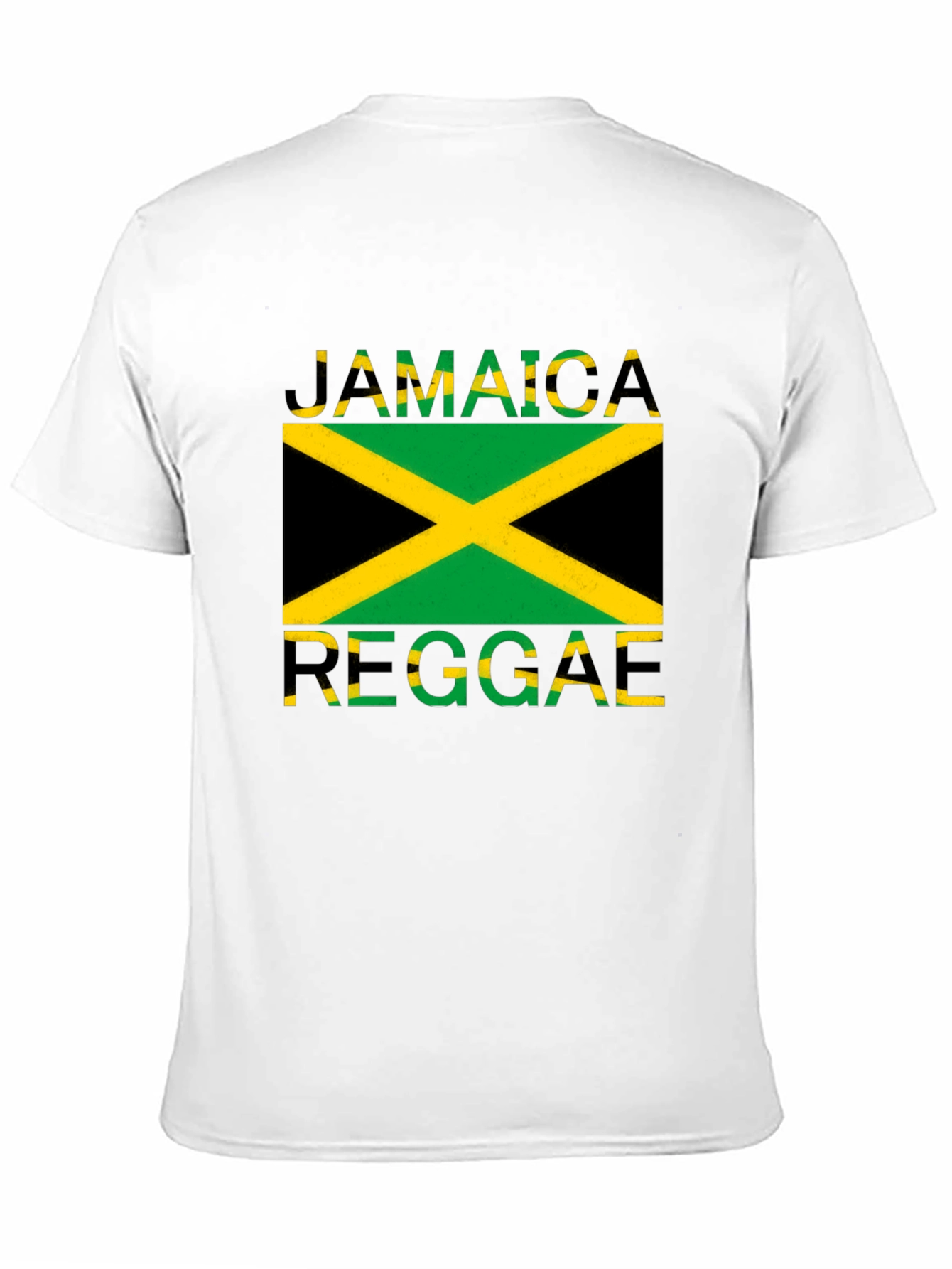 Jamaica Reggae Graphic Tee - Black Cotton T-Shirt