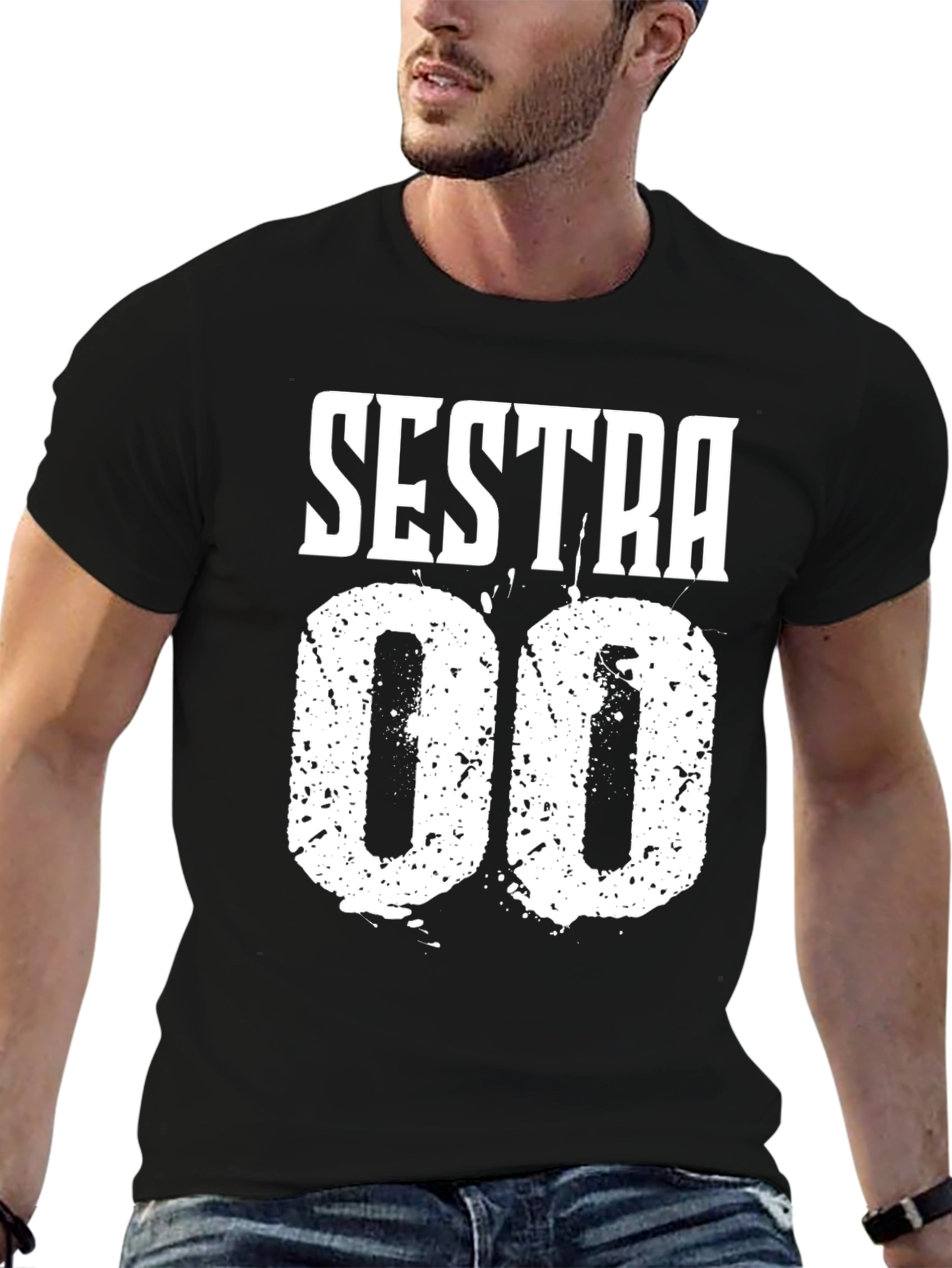 Sestra 00 Distressed Graphic Tee