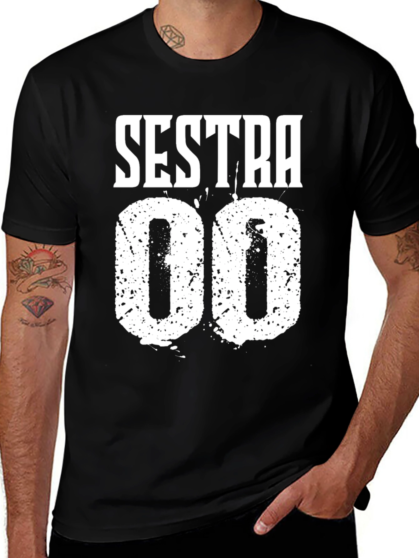 Sestra 00 Distressed Graphic Tee