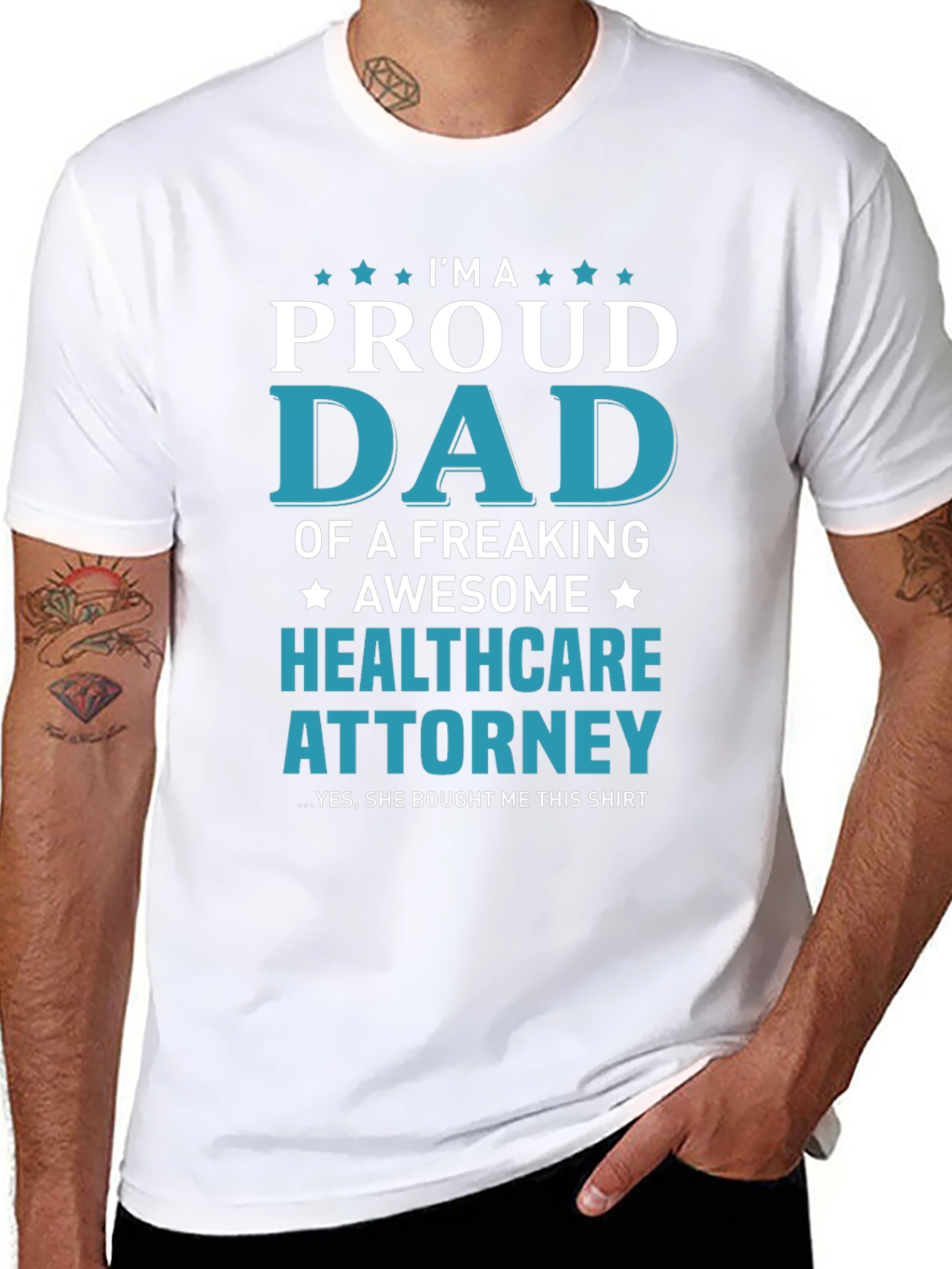 Proud Dad Healthcare Attorney T-Shirt