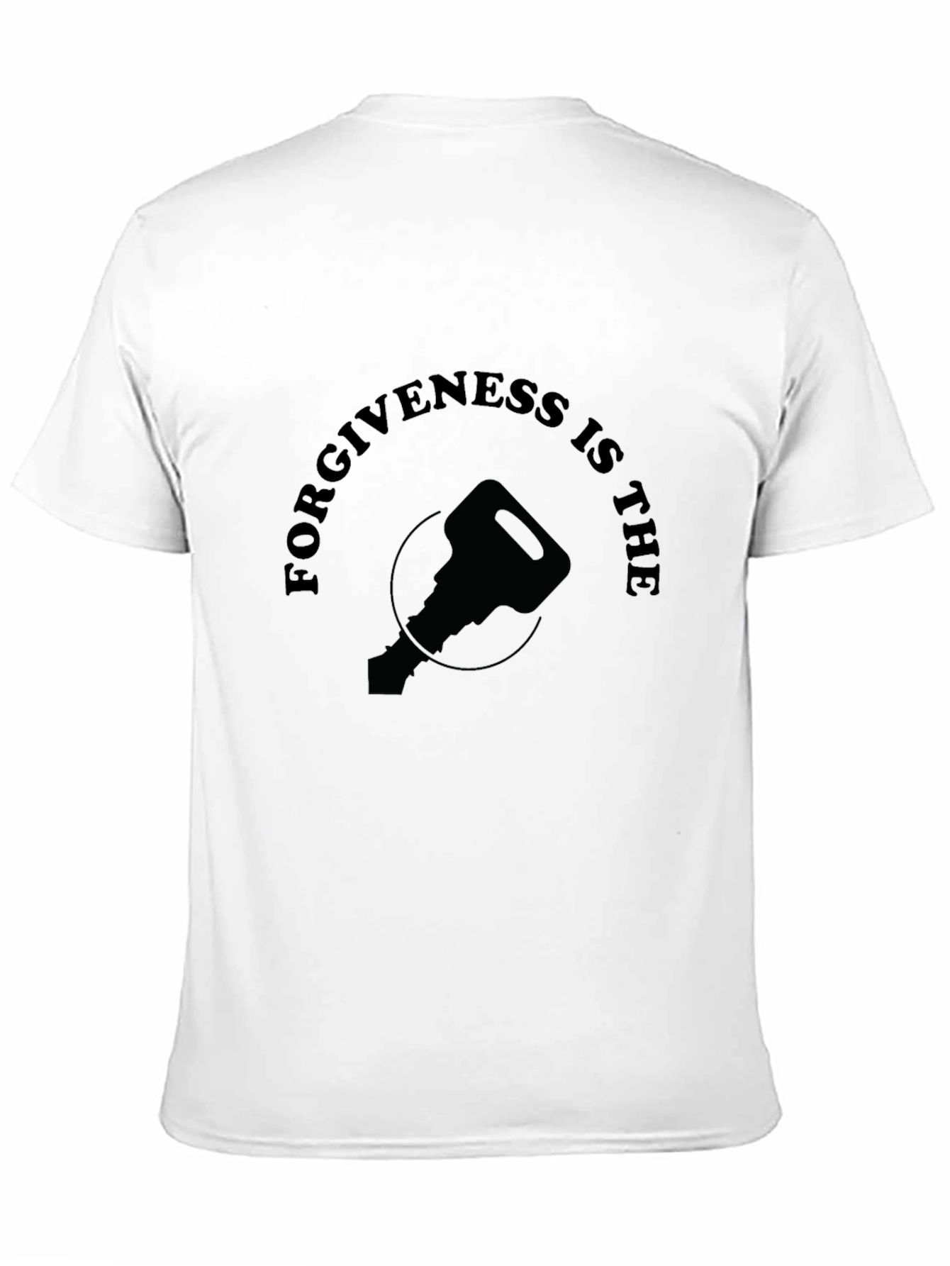 Forgiveness is Key - Black Graphic T-Shirt