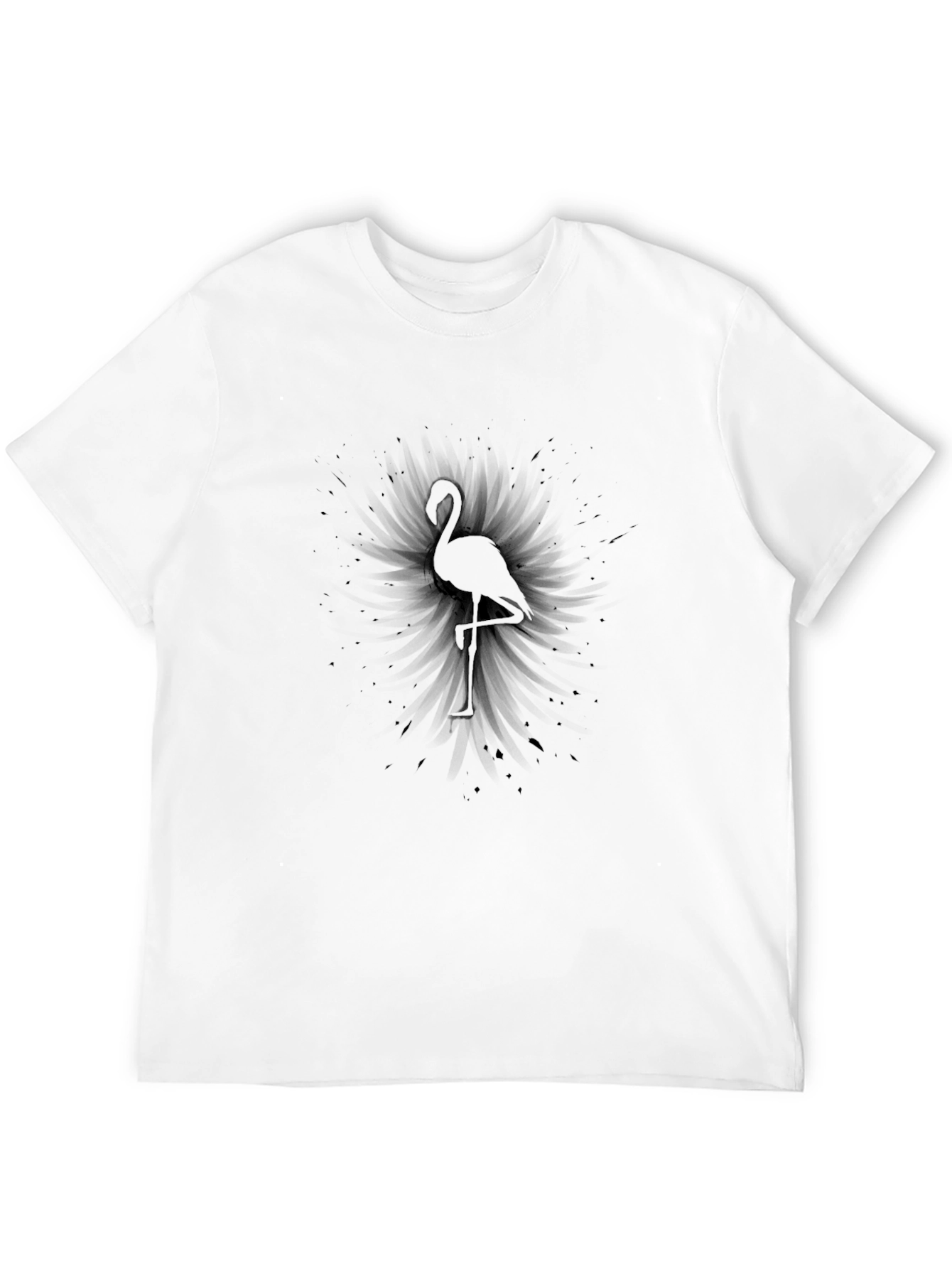 Black Flamingo Graphic Tee - Stylish Casual Wear