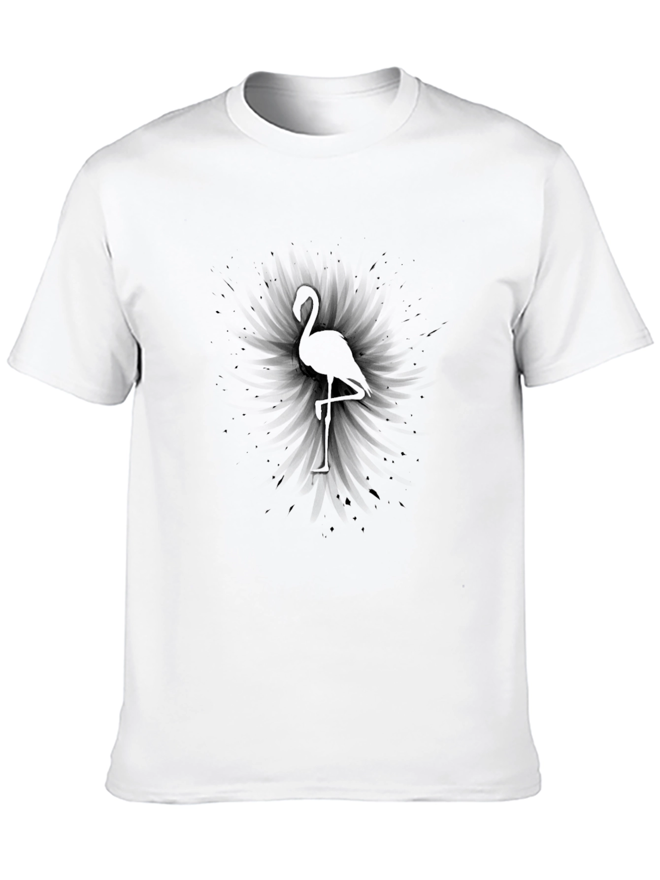 Black Flamingo Graphic Tee - Stylish Casual Wear