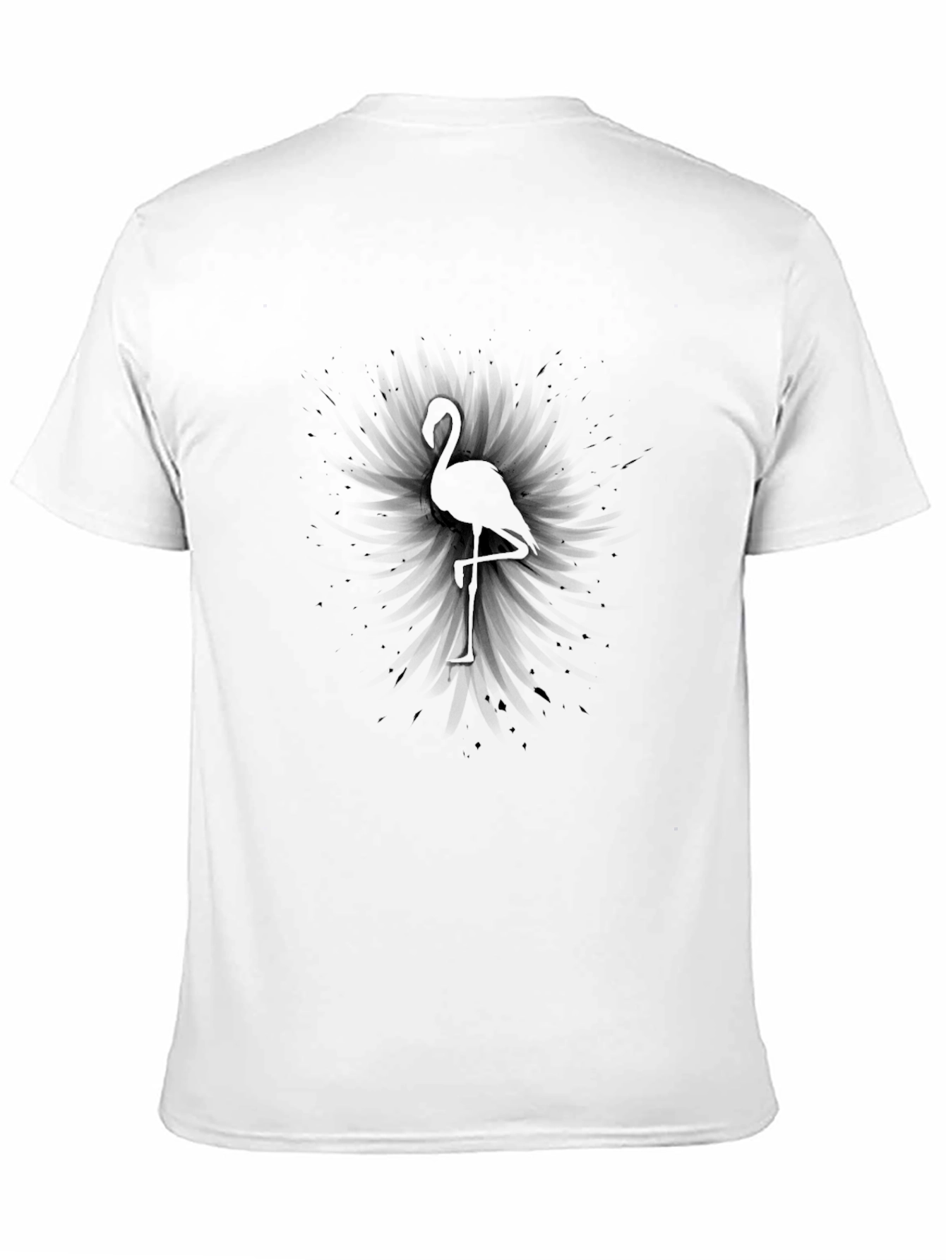 Black Flamingo Graphic Tee - Stylish Casual Wear