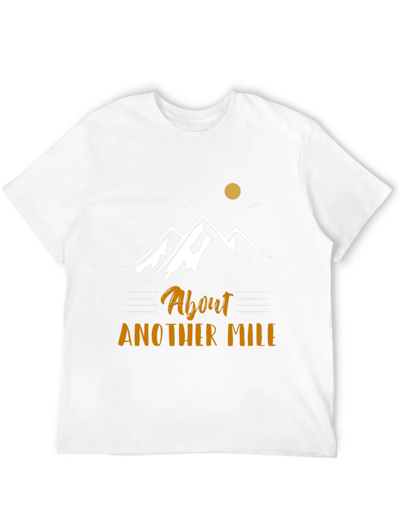 About Another Mile Black Graphic Tee