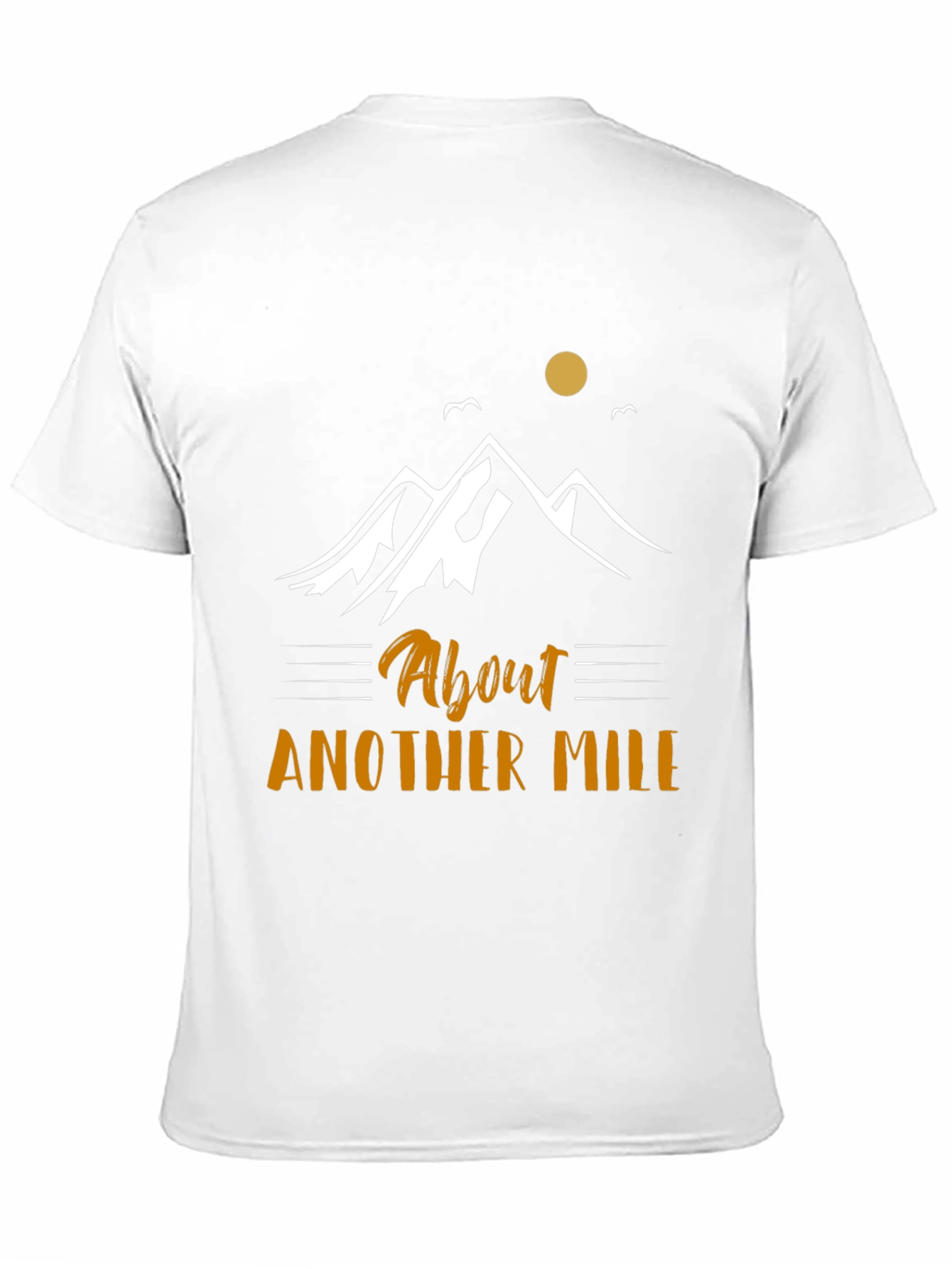 About Another Mile Black Graphic Tee