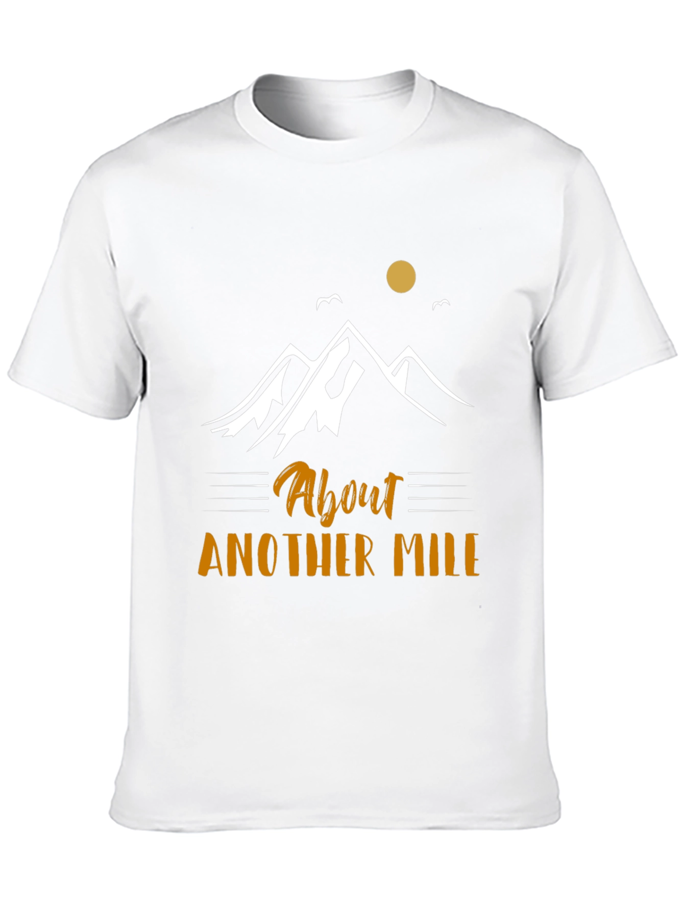 About Another Mile Black Graphic Tee