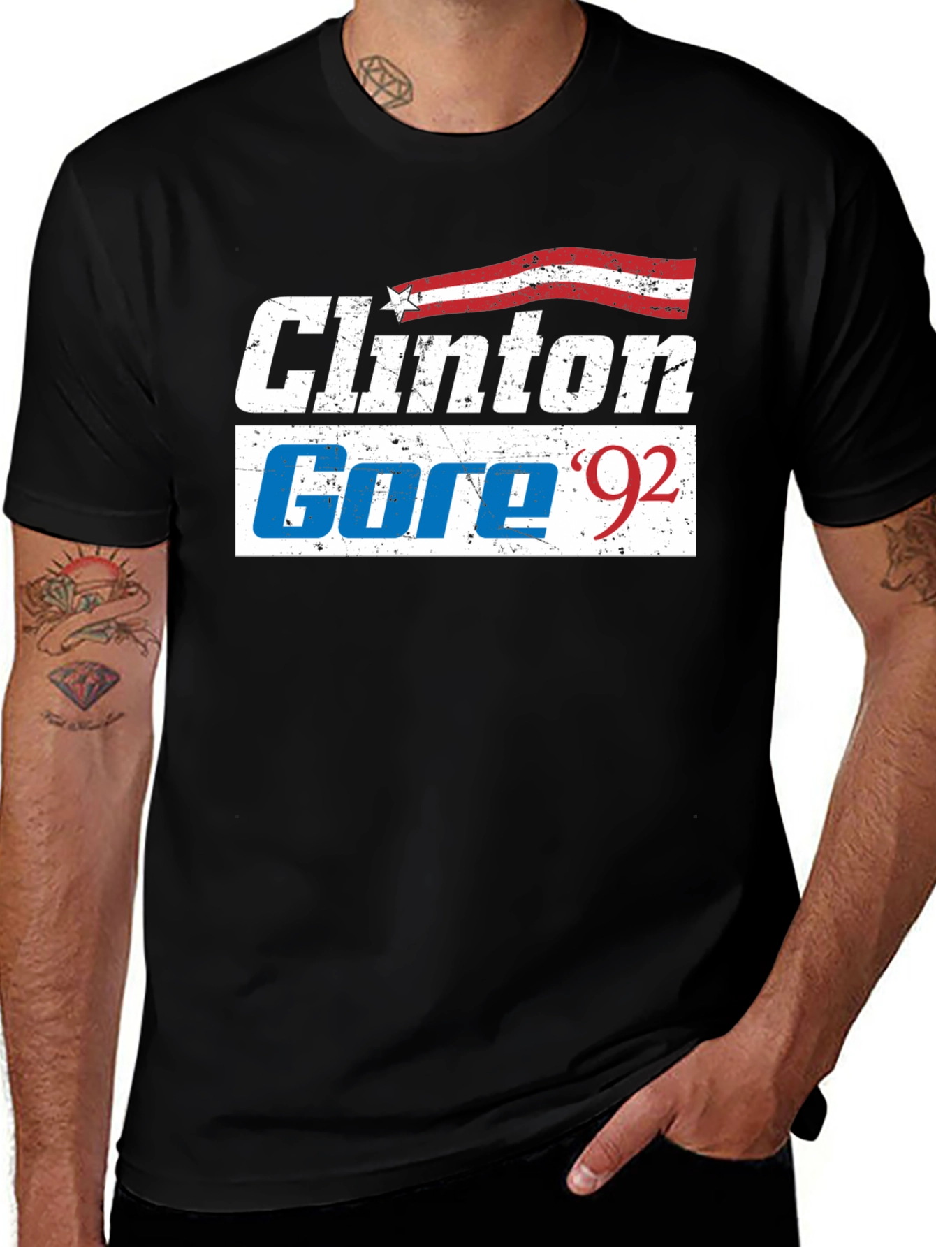 Clinton Gore 92 Retro T-Shirt
