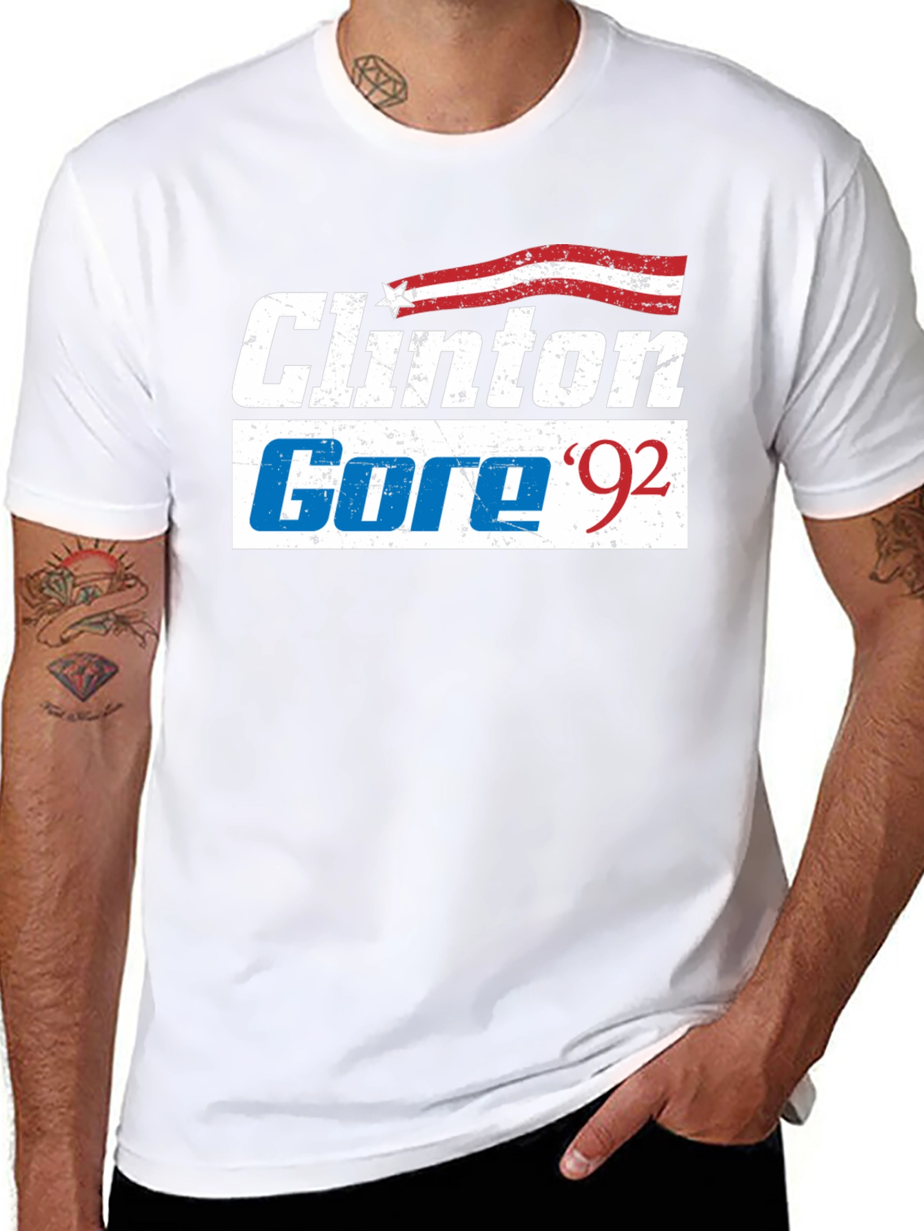 Clinton Gore 92 Retro T-Shirt