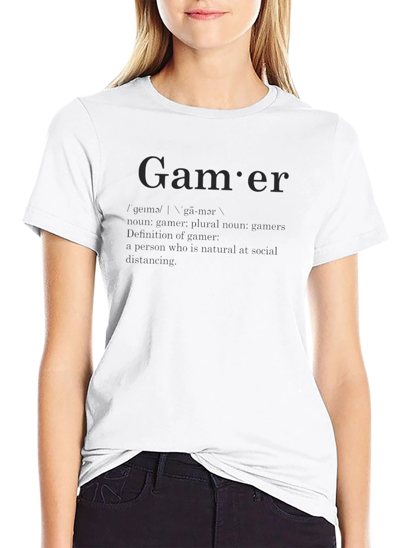 Gamer Definition T-Shirt - Funny Social Distancing Tee