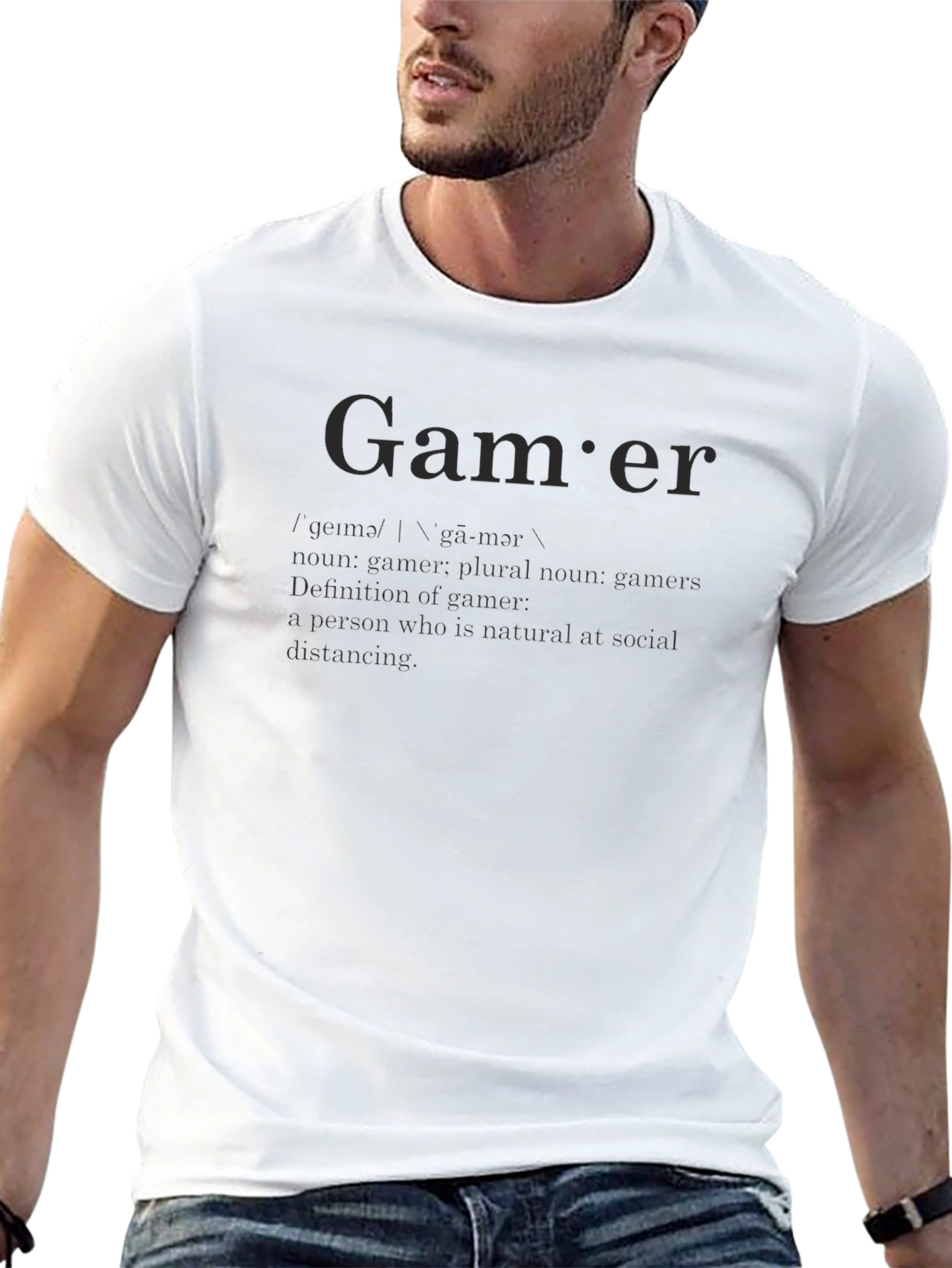 Gamer Definition T-Shirt - Funny Social Distancing Tee