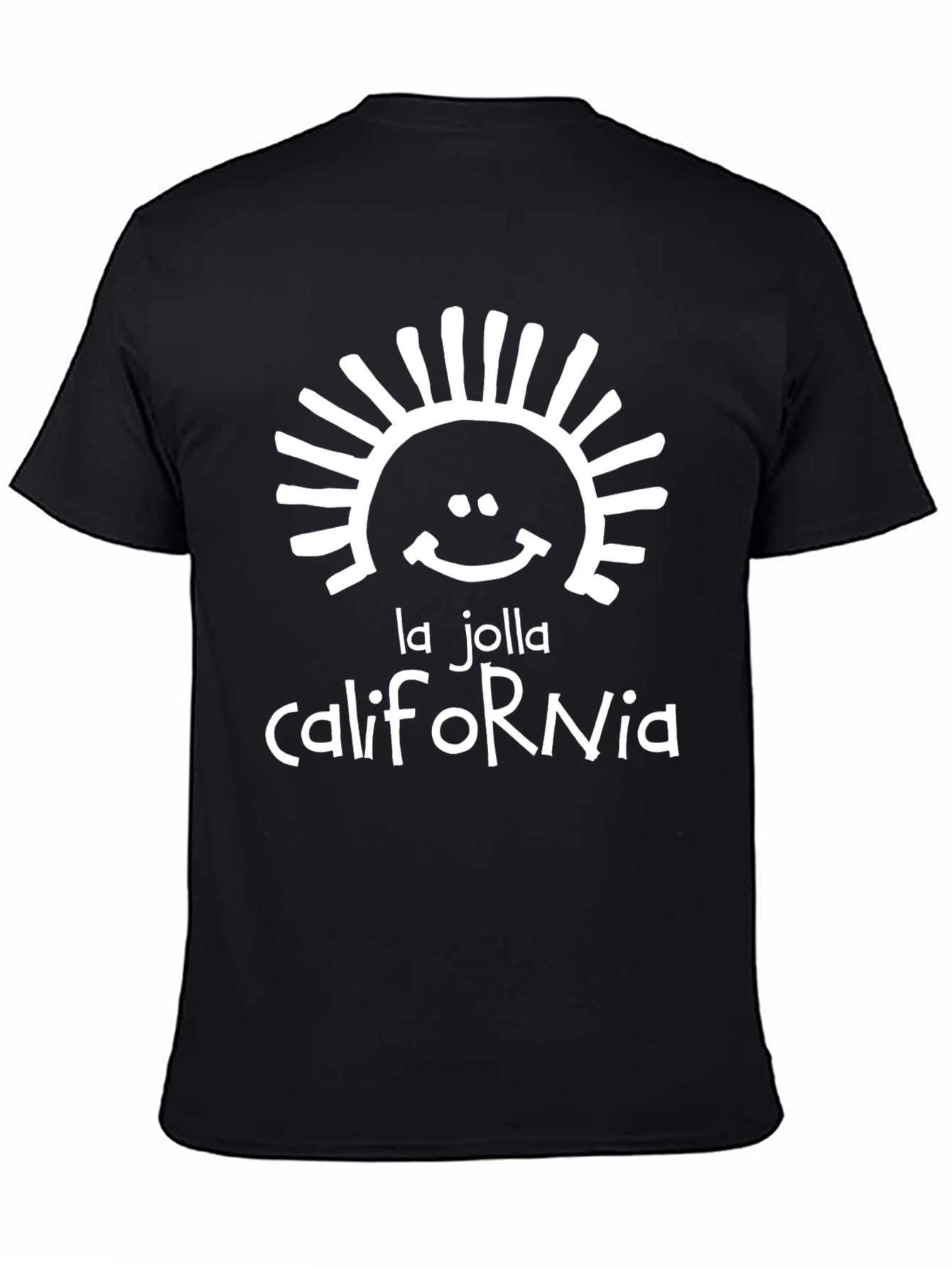 La Jolla California Graphic Tee - Black